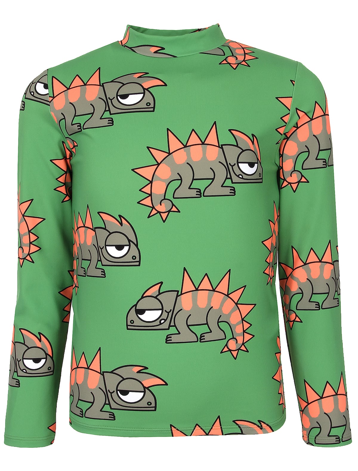 Футболка солнцезащитная с принтом хамелеоны