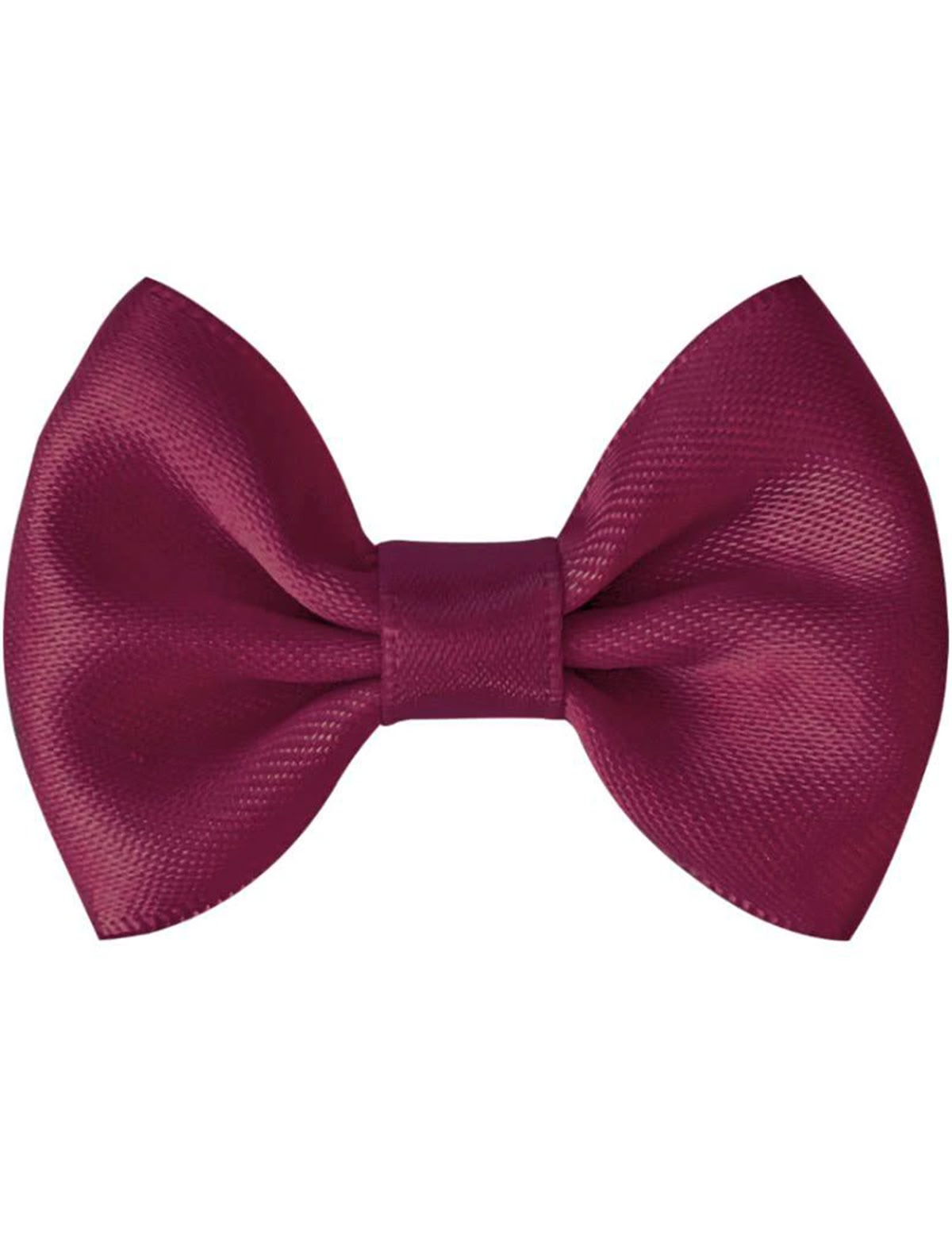 Бордовая заколка-зажим