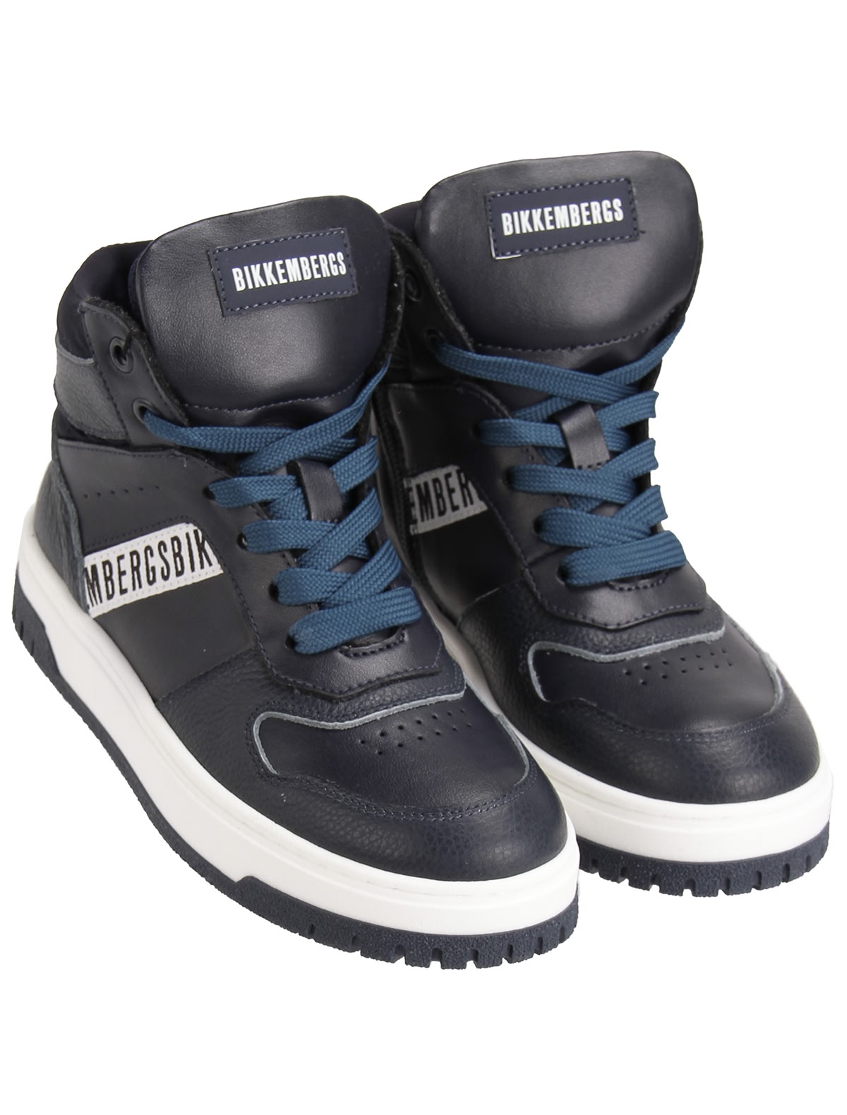 Высокие синие кеды