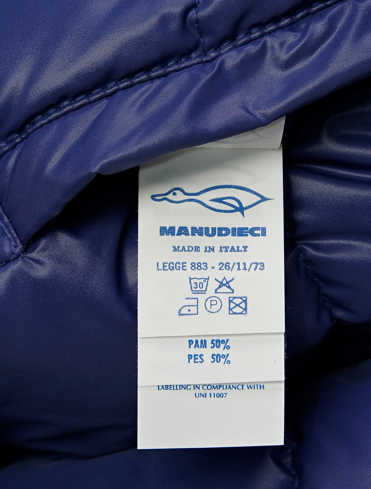 Пальто Manudieci 1879860, цвет синий, размер 9 1121409881065 - фото 4