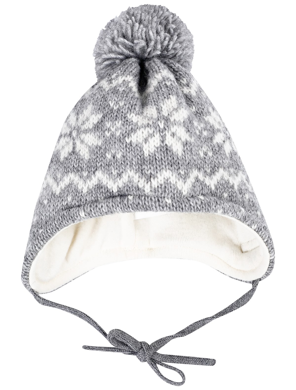 Шапка с завязками