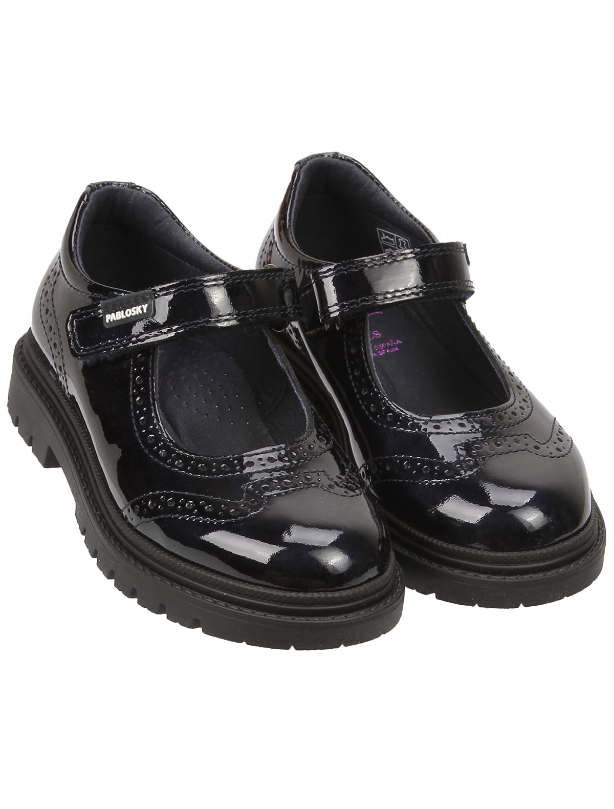 Туфли из натуральной кожи на массивой подошве