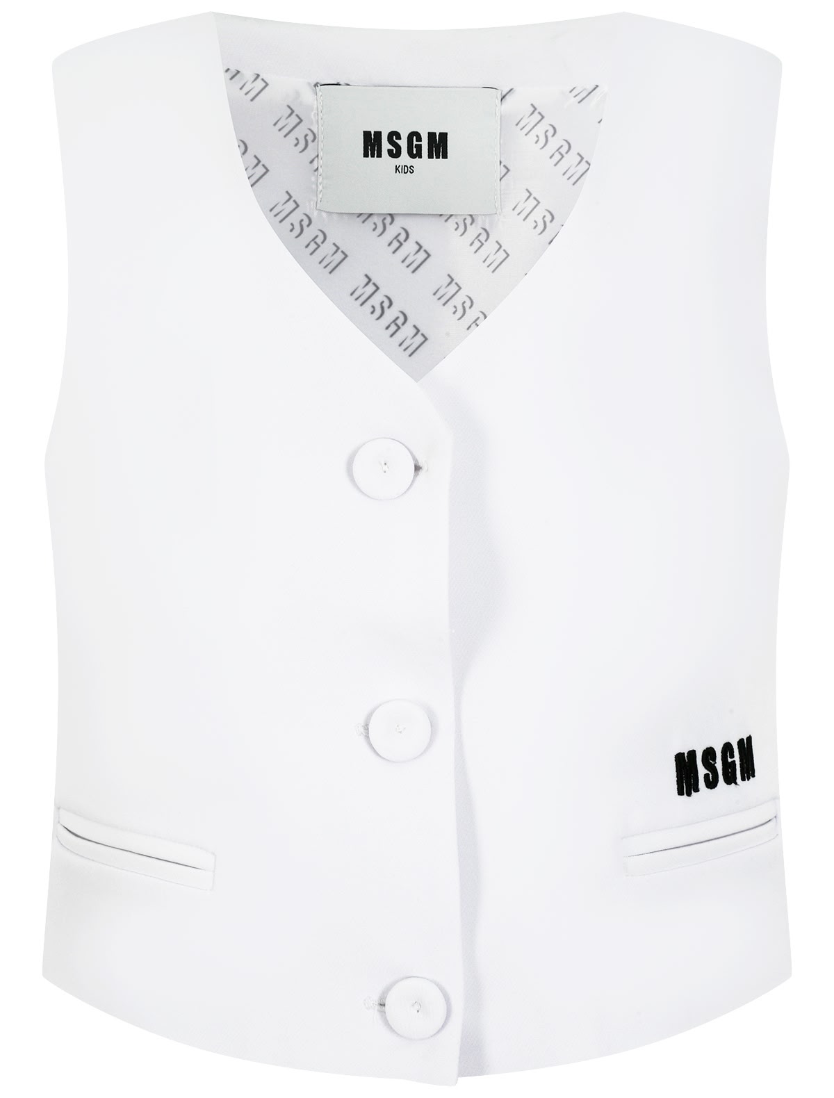 Белый жилет