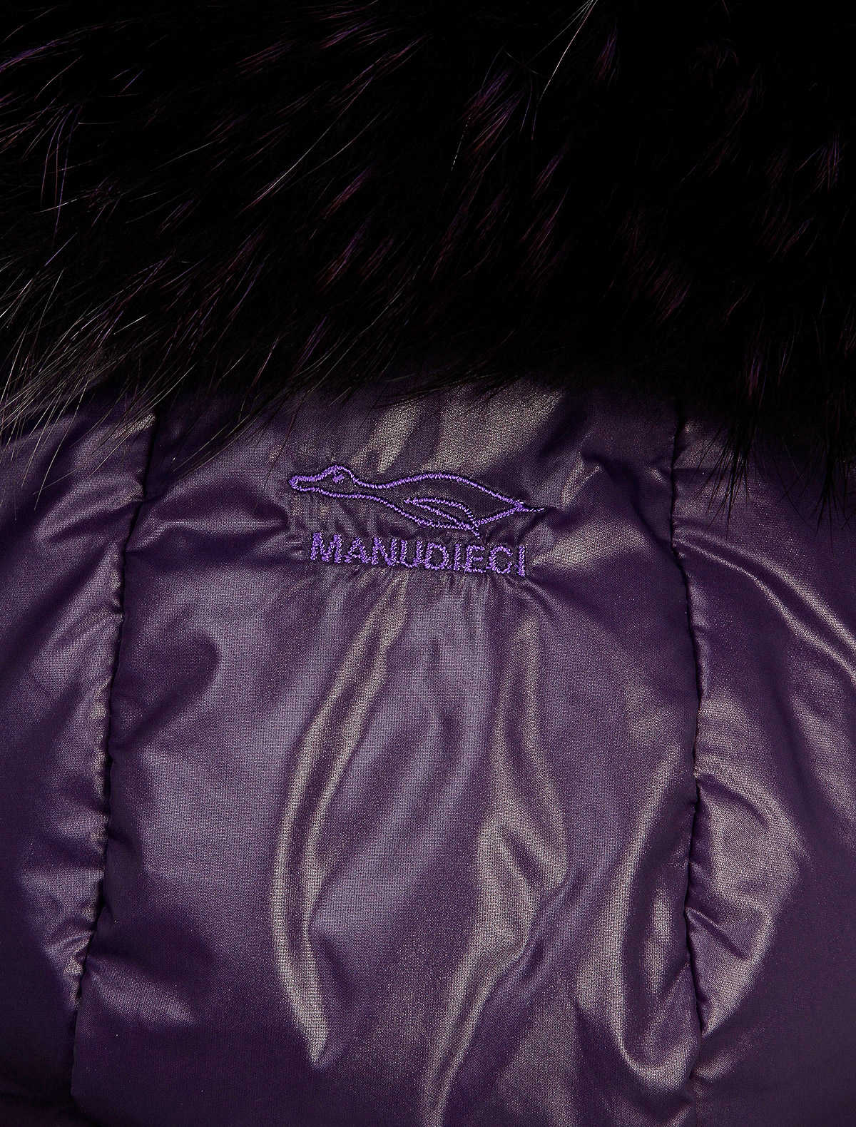 Пальто Manudieci 1880413, цвет фиолетовый, размер 6 1123309881046 - фото 2