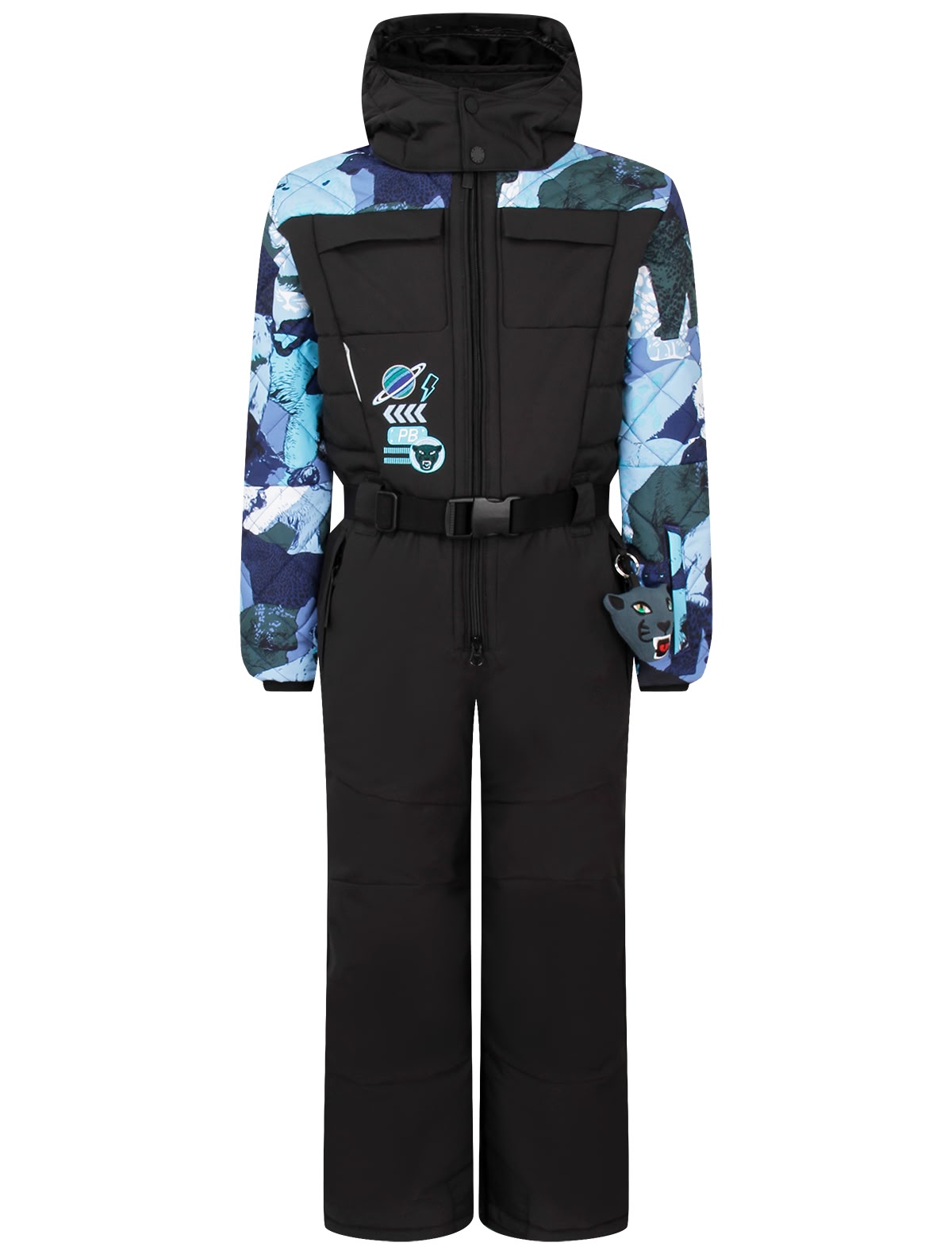 Комбинезон утепленный с принтом