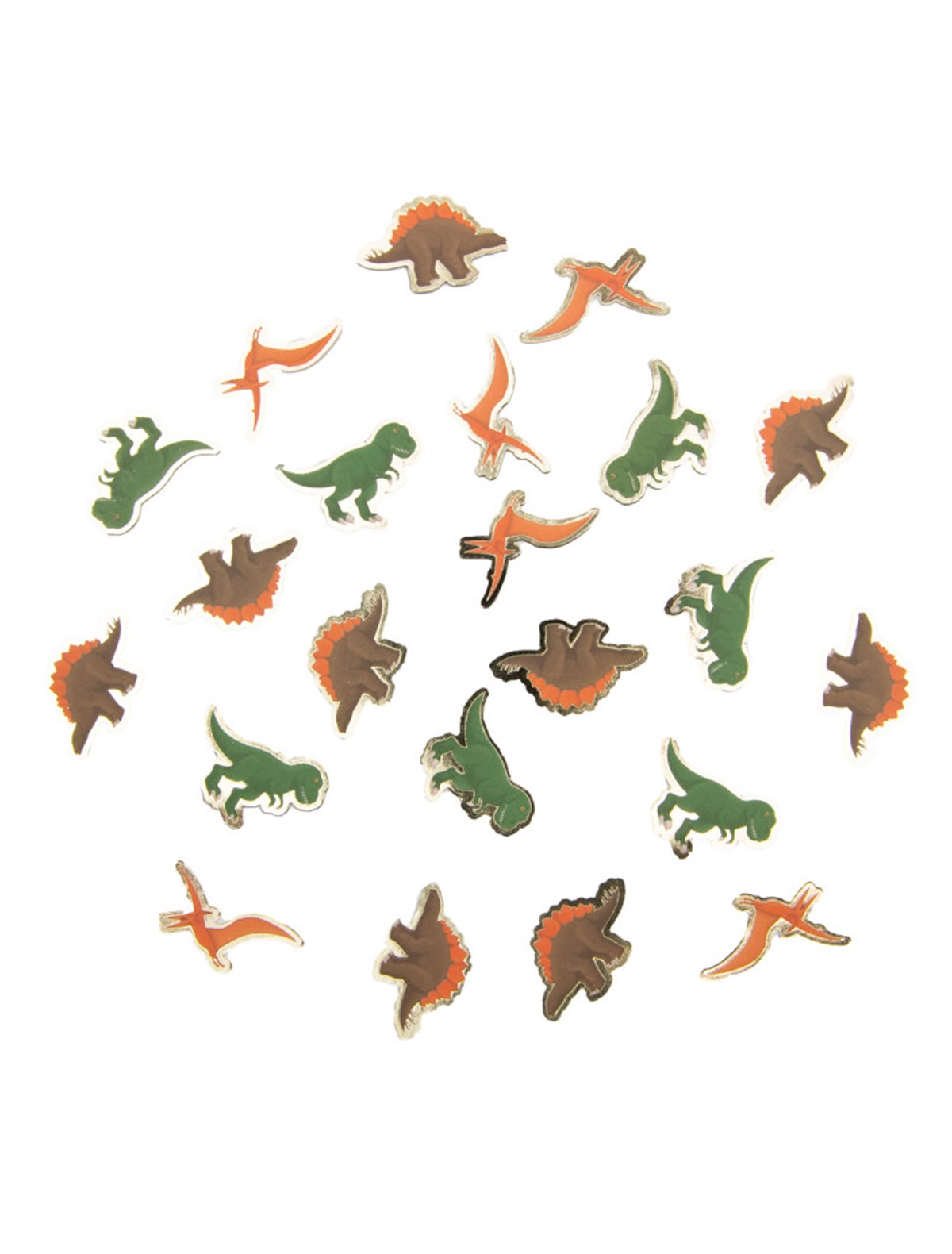 Конфетти для украшения стола-Динозавры