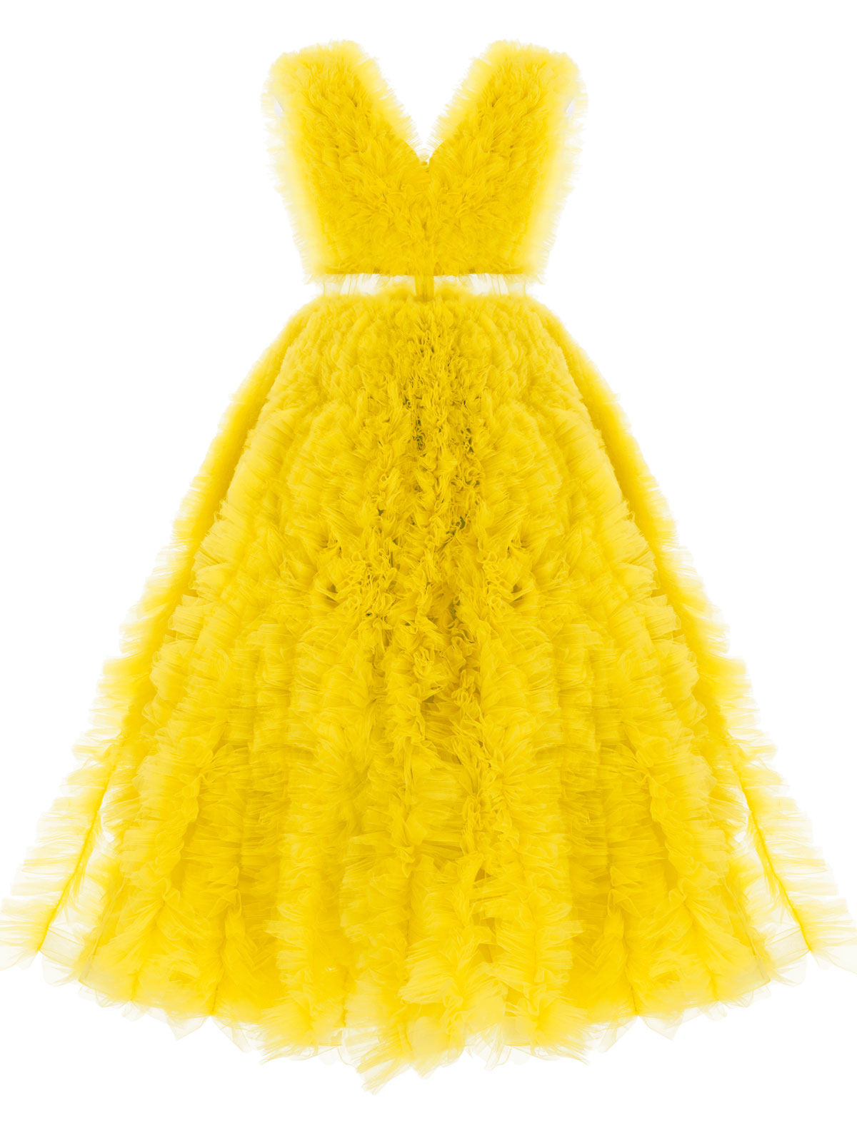 Платье SASHA KIM желтого цвета