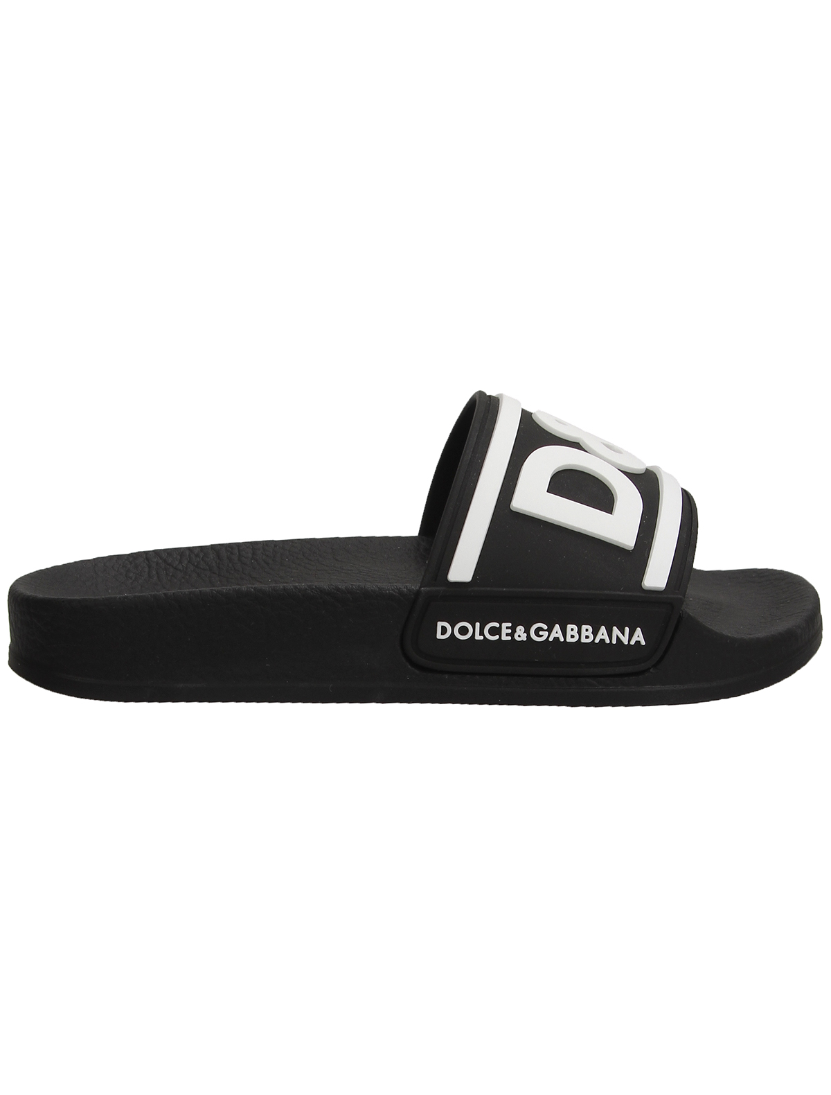 Шлепанцы пляжные Dolce & Gabbana 2528479, цвет черный, размер 35 2284529370013 - фото 2