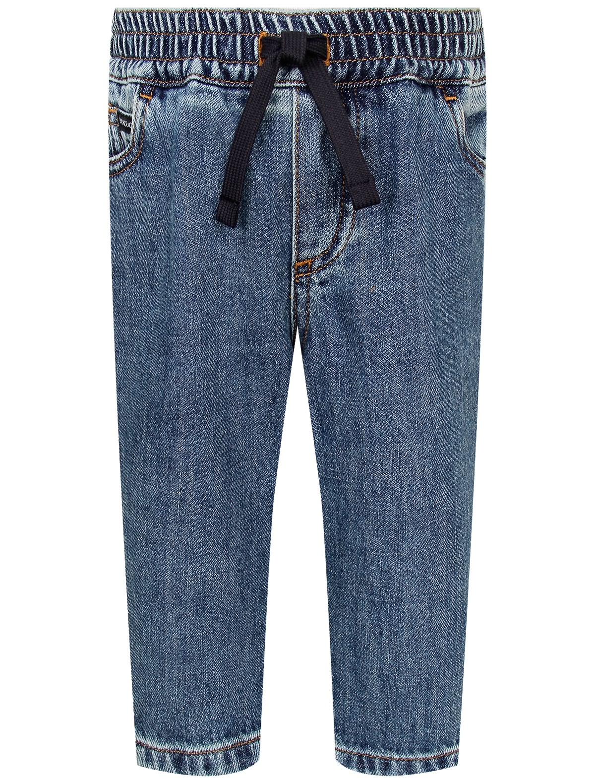 Прямые джинсы на кулиске