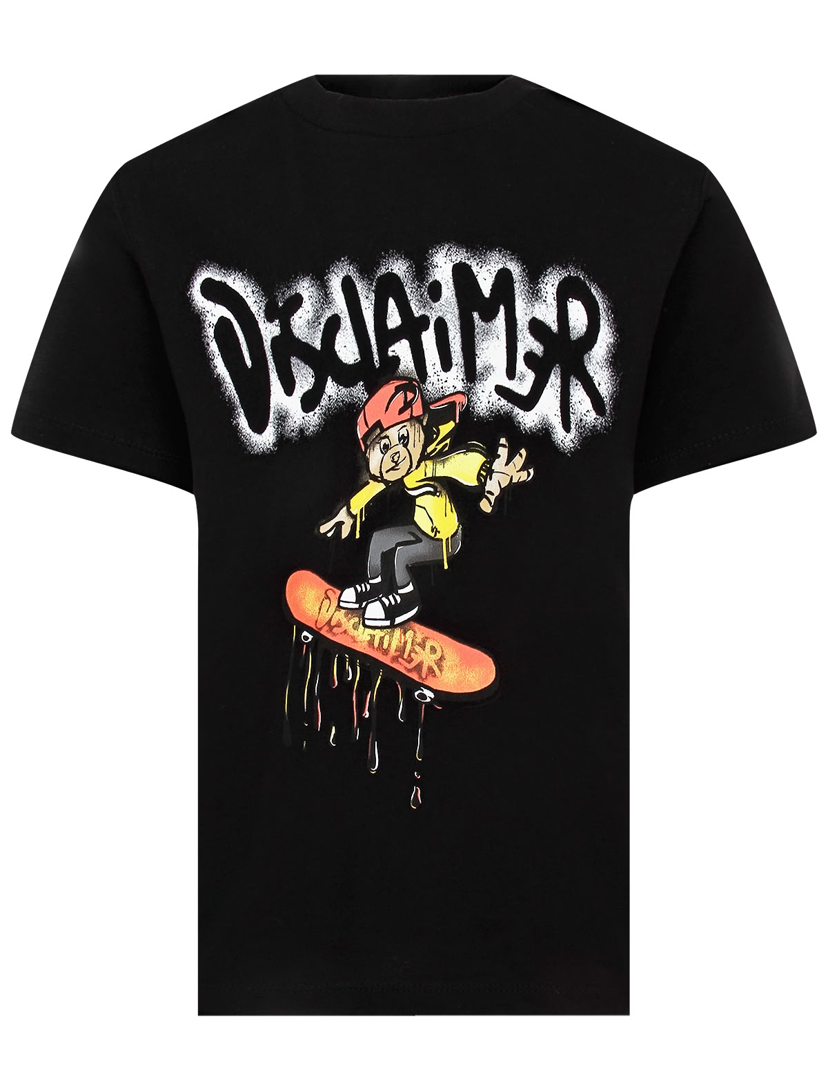 Футболка с принтом скейтбордист