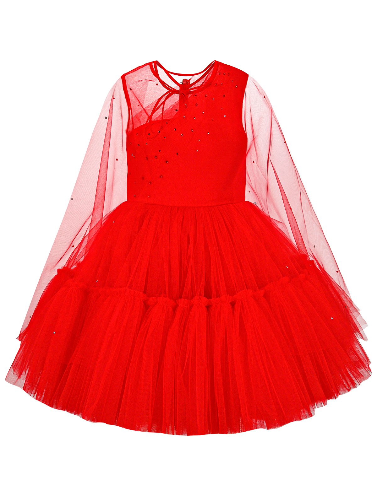 Платье SASHA KIM 2360484, цвет красный, размер 4 1054609187869 - фото 1
