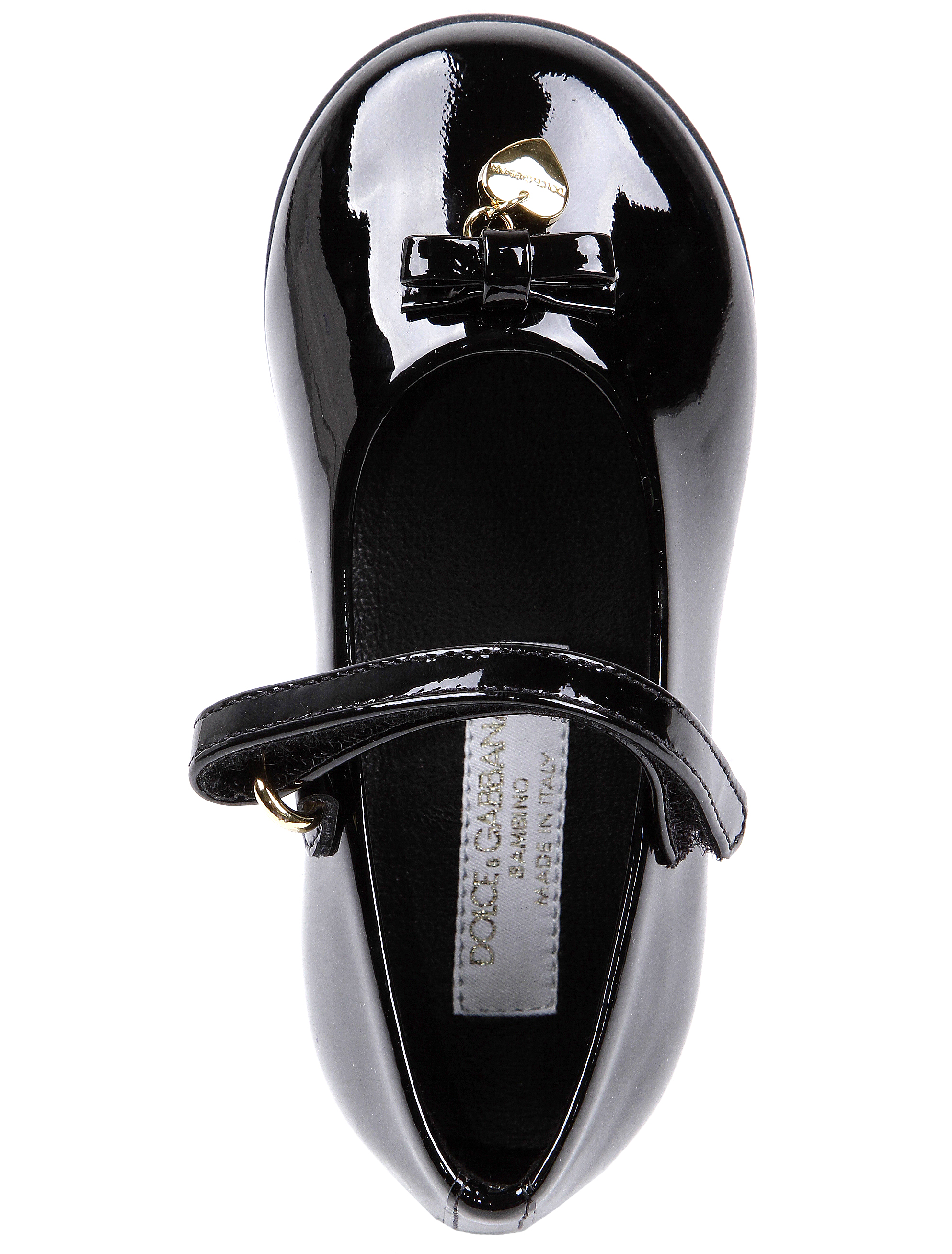 Туфли Dolce & Gabbana 1845557, цвет черный, размер 22 2011109880385 - фото 4