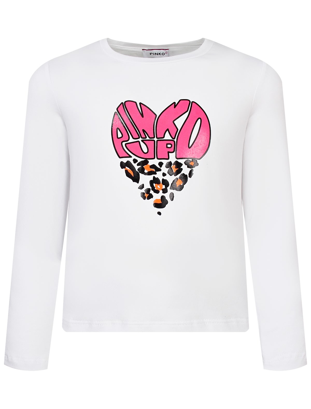 Лонгслив с логотипом в форме сердца