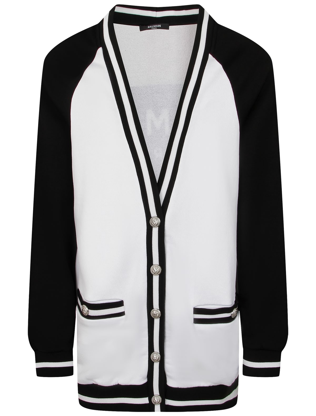 Кардиган в стиле колорблок