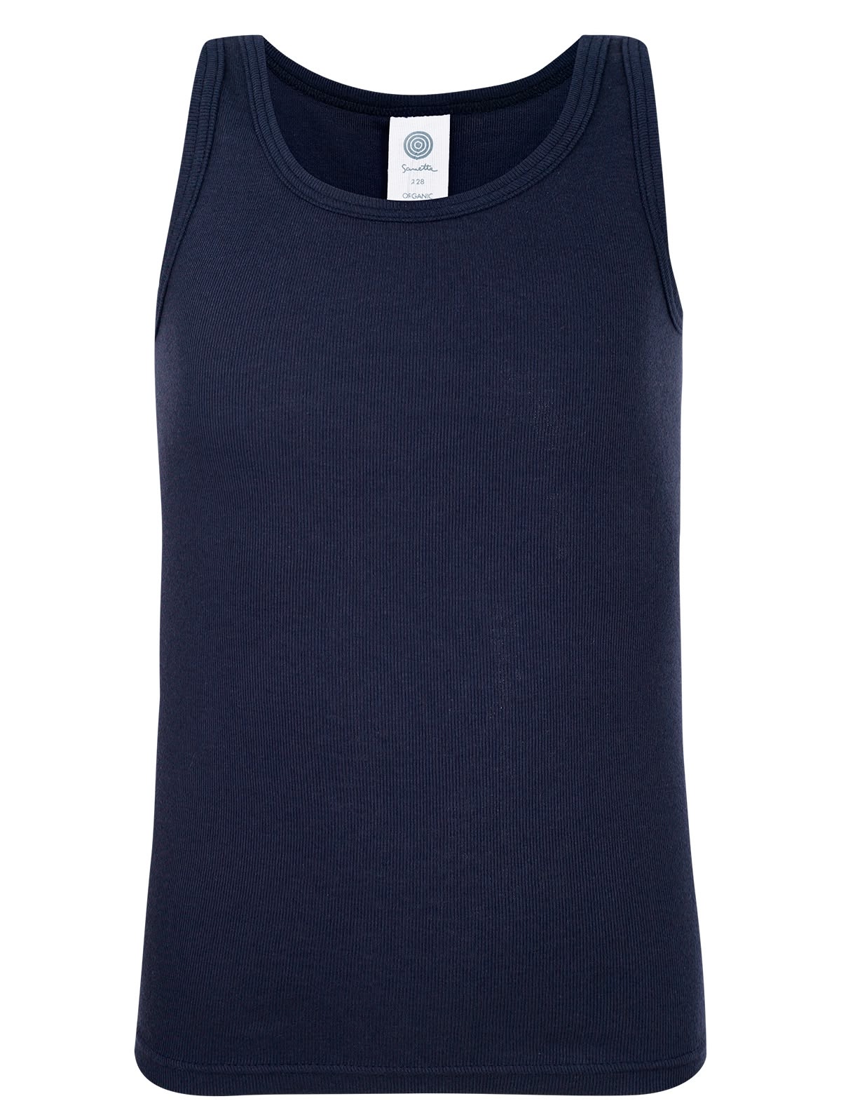 Синяя майка из хлопка