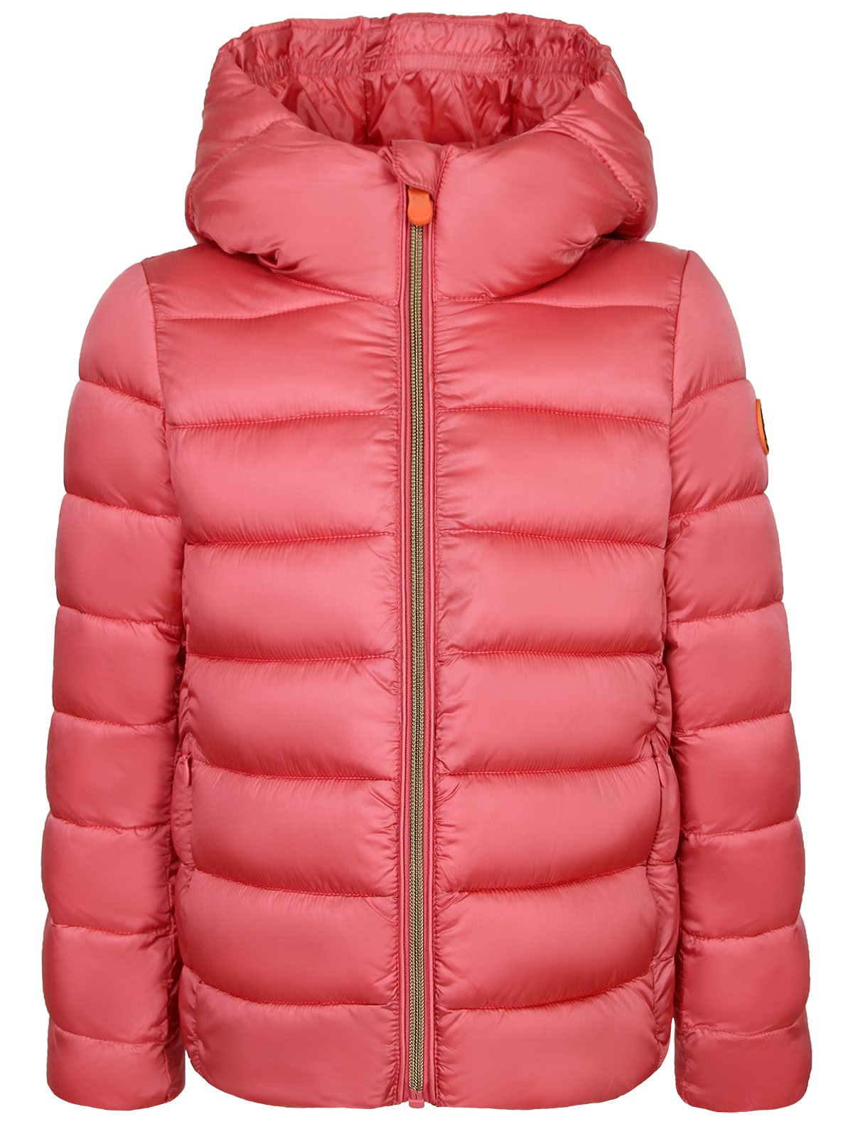Розовая куртка с капюшоном