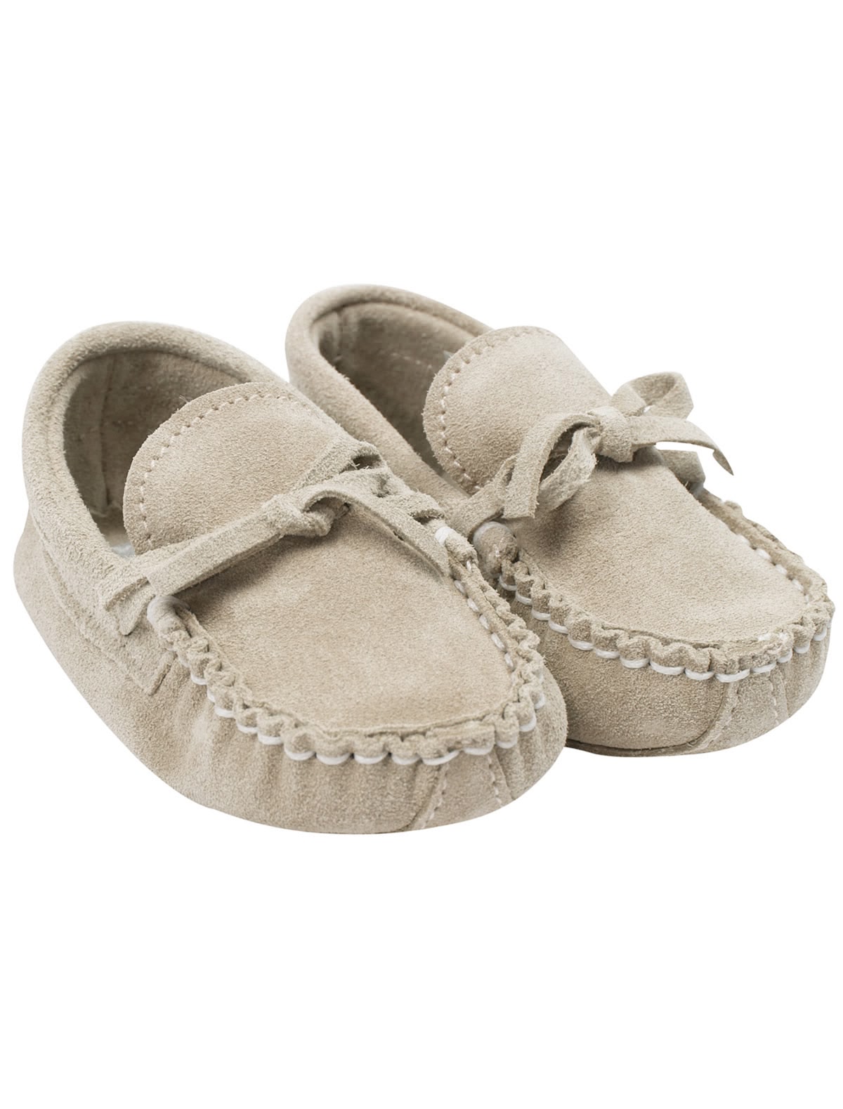 Пинетки-топсайдеры из натуральной кожи