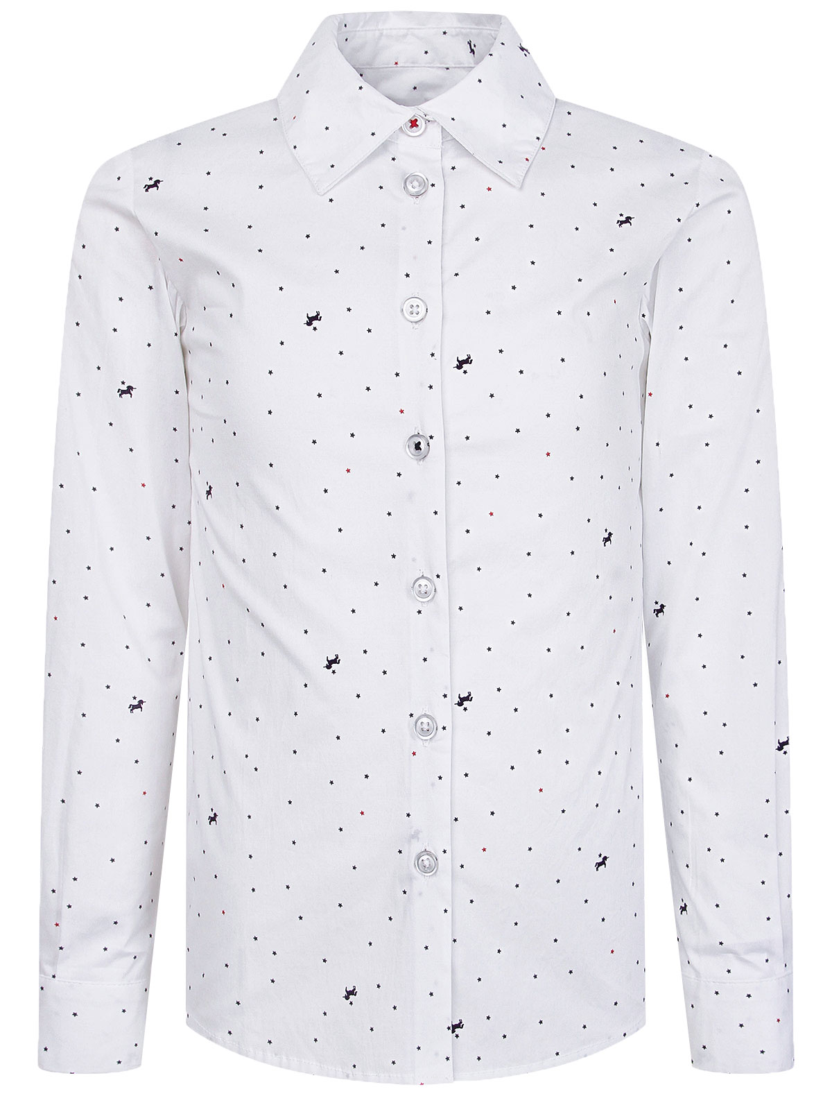 Блуза JUNIOR REPUBLIC 2235137, цвет белый, размер 6