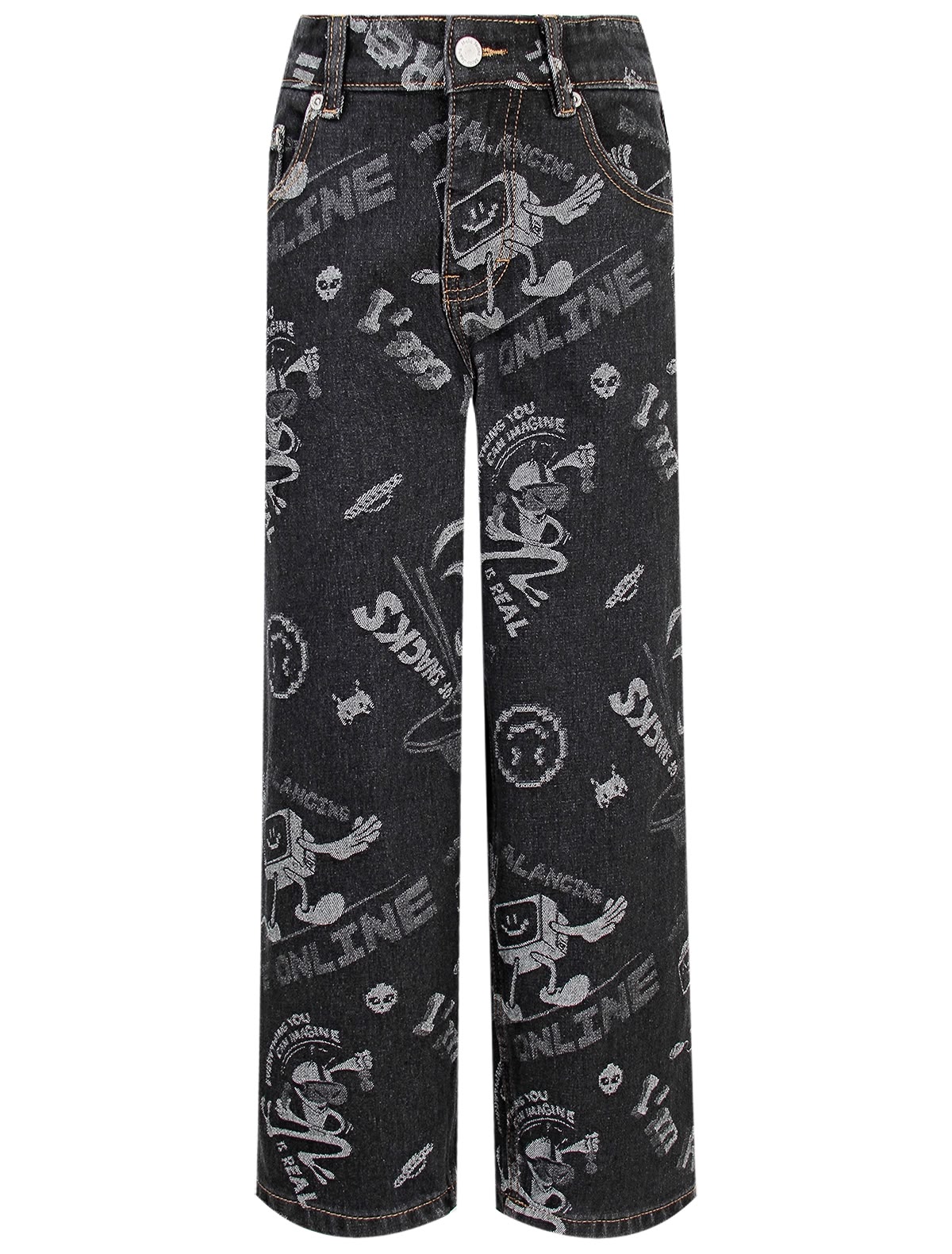 Джинсы Comic Jacquard