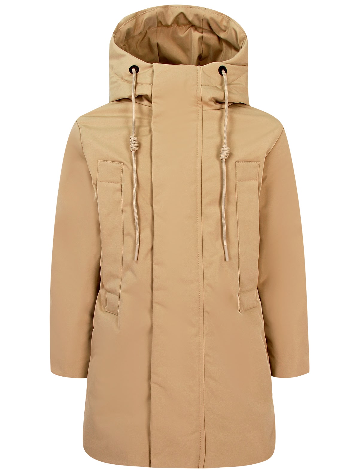 Бежевое пальто