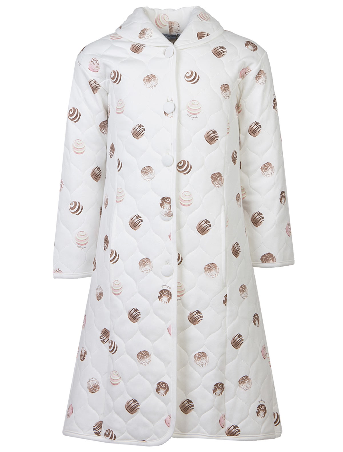 Хлопковый халат с конфетками