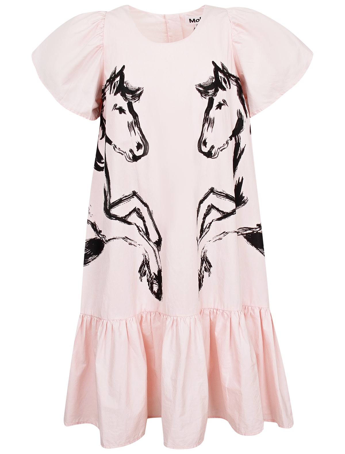 Платье с принтом лошади