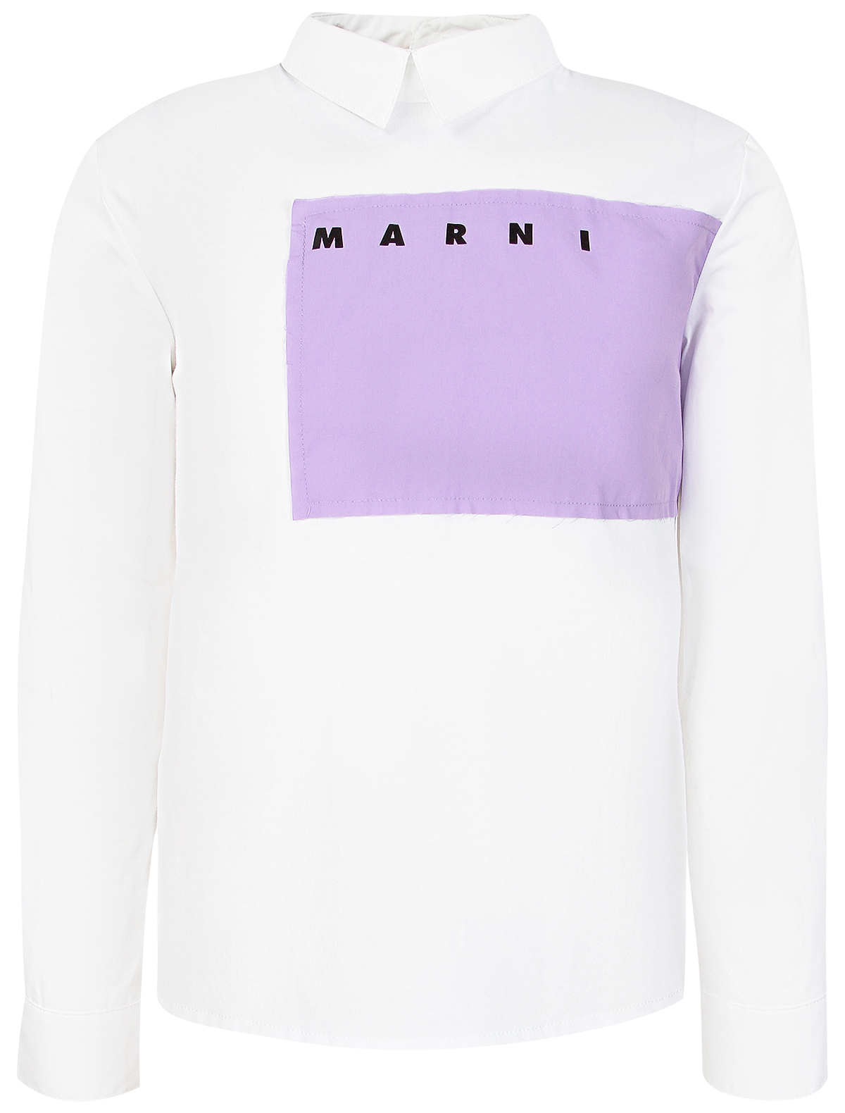 Блуза Marni 2481886, цвет белый, размер 11 1034509284493 - фото 1