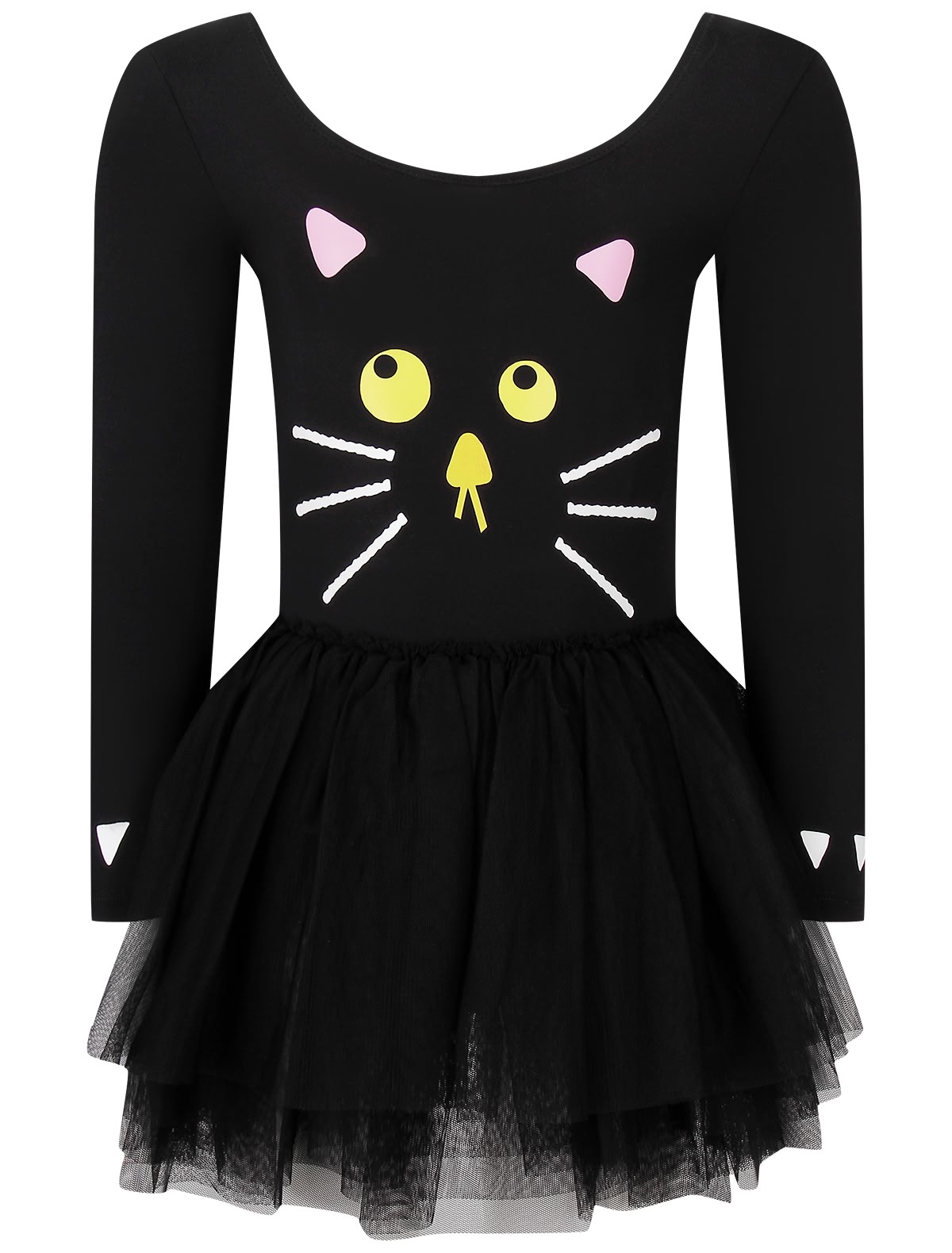Платье с кошачьей мордочкой