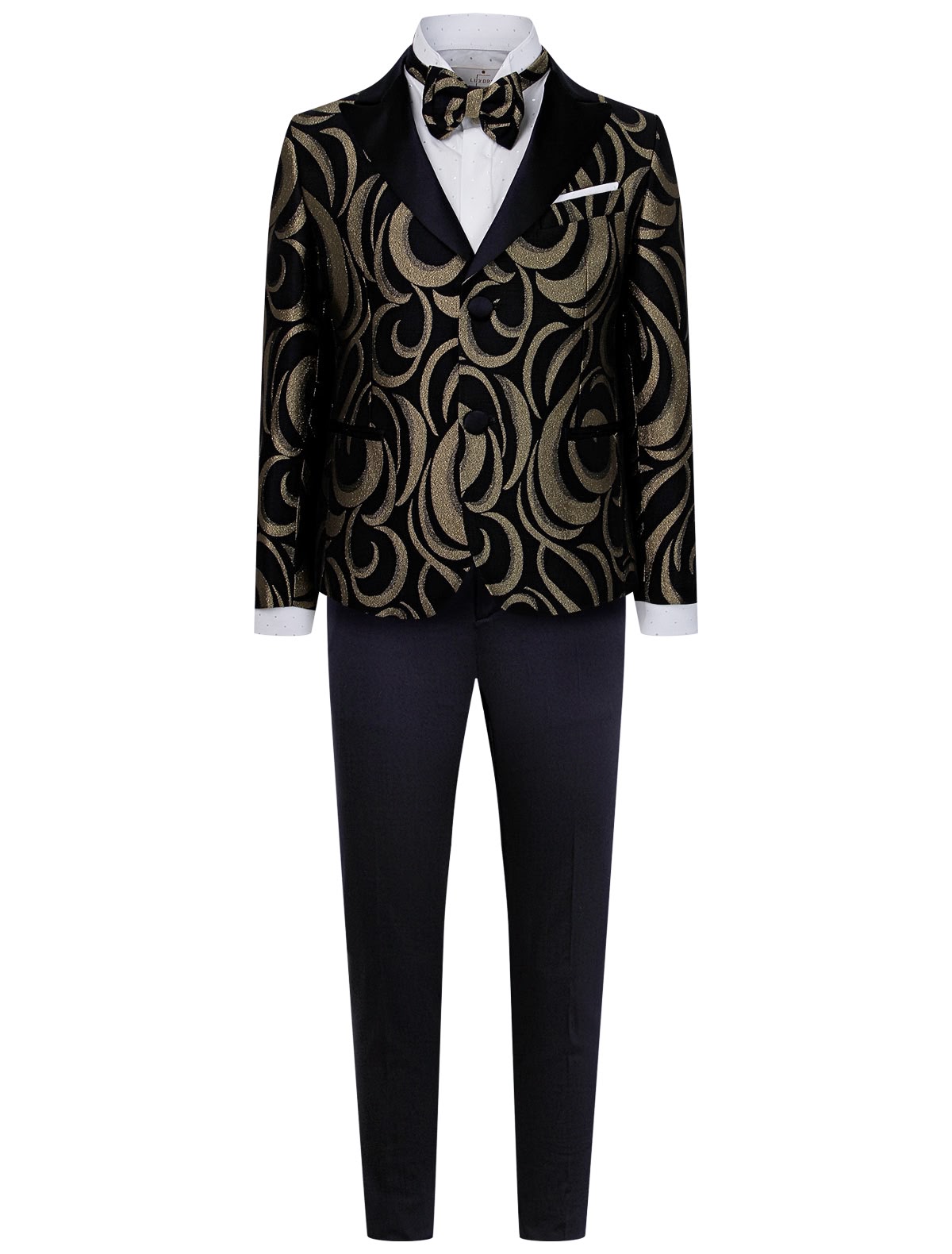 Костюм с текстурным узором