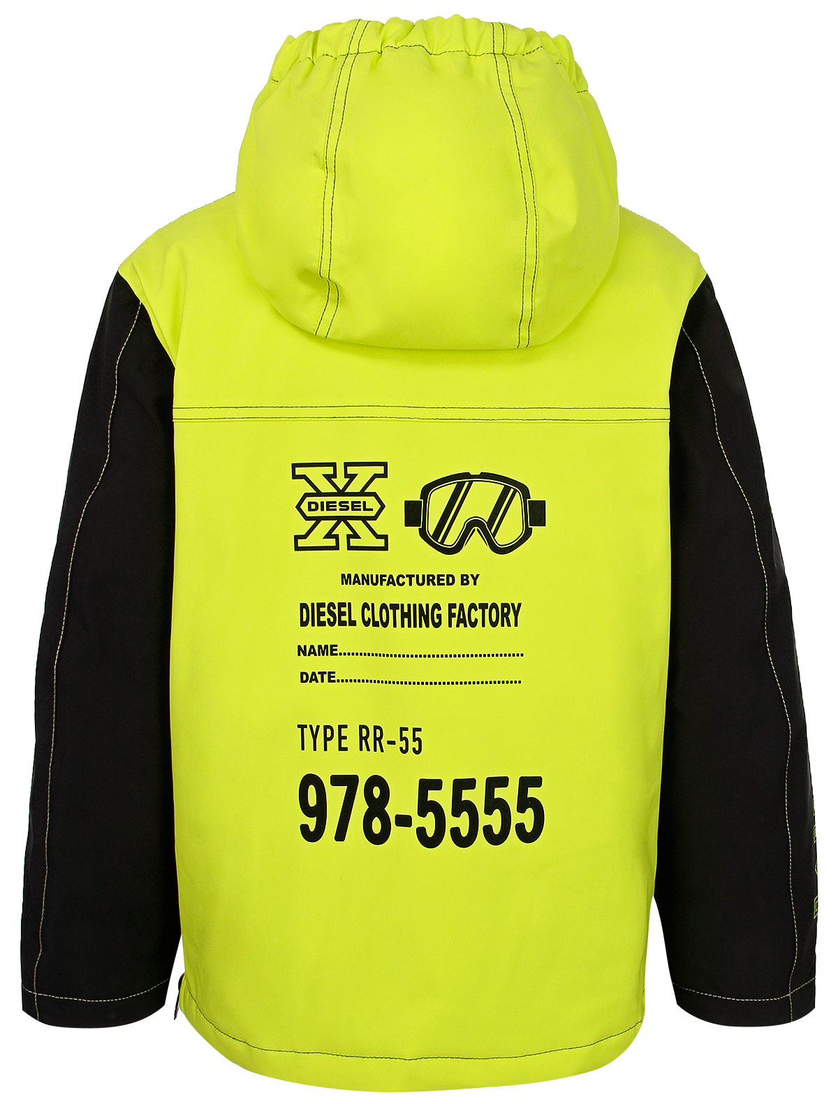 Куртка Diesel 2496358, цвет желтый, размер 6 1074519284755 - фото 4