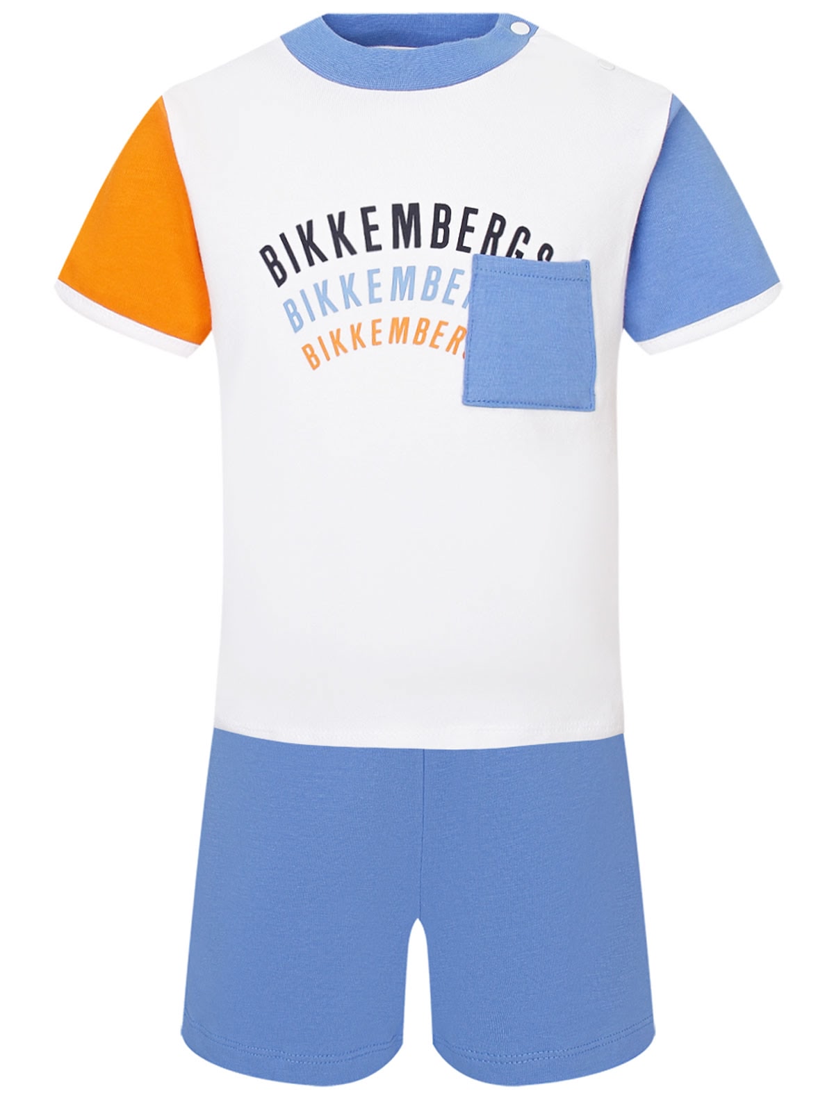 Комплект из шорт и футболки с карманом