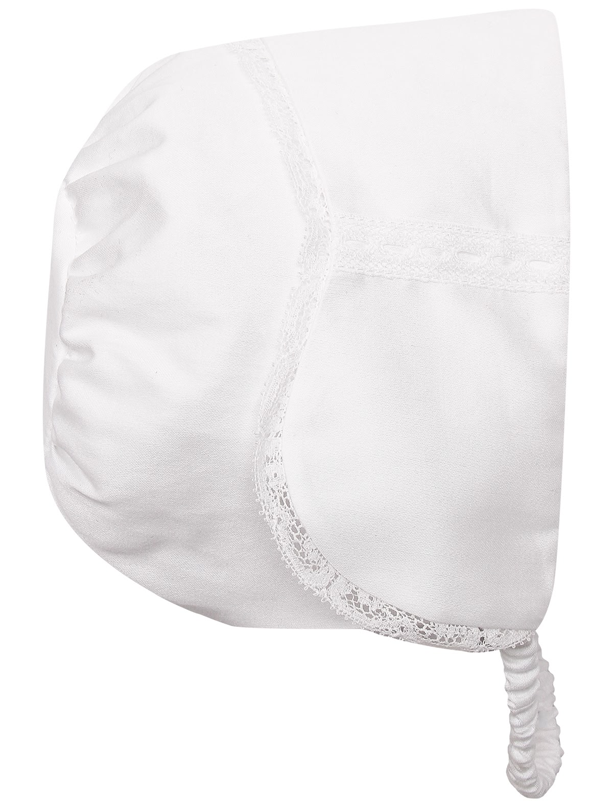 Белый чепчик из хлопка