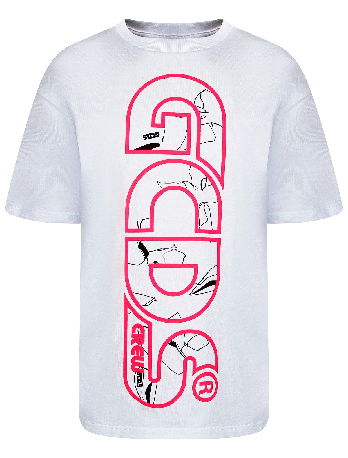 Белая футболка с логотипом