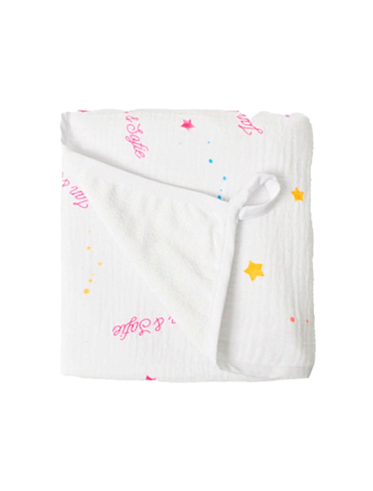 Муслиновая непромокаемая пеленка с принтом 90х60 см