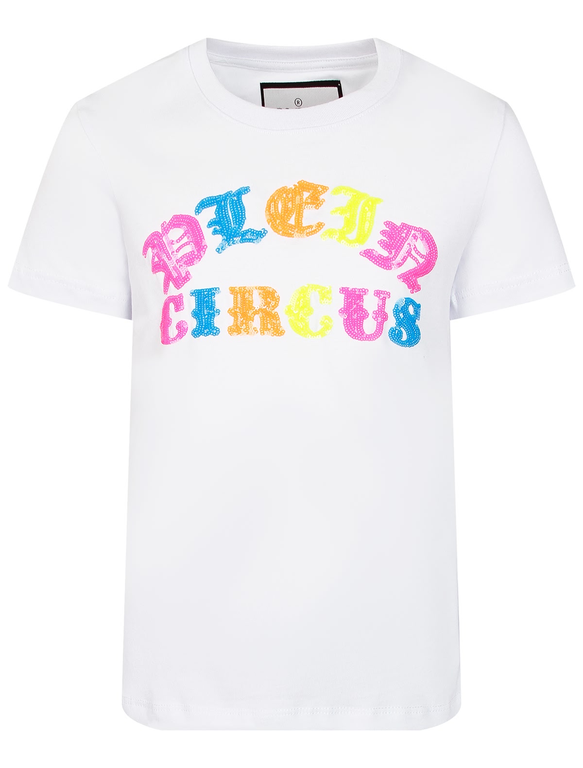 Футболка с неоновым логотипом