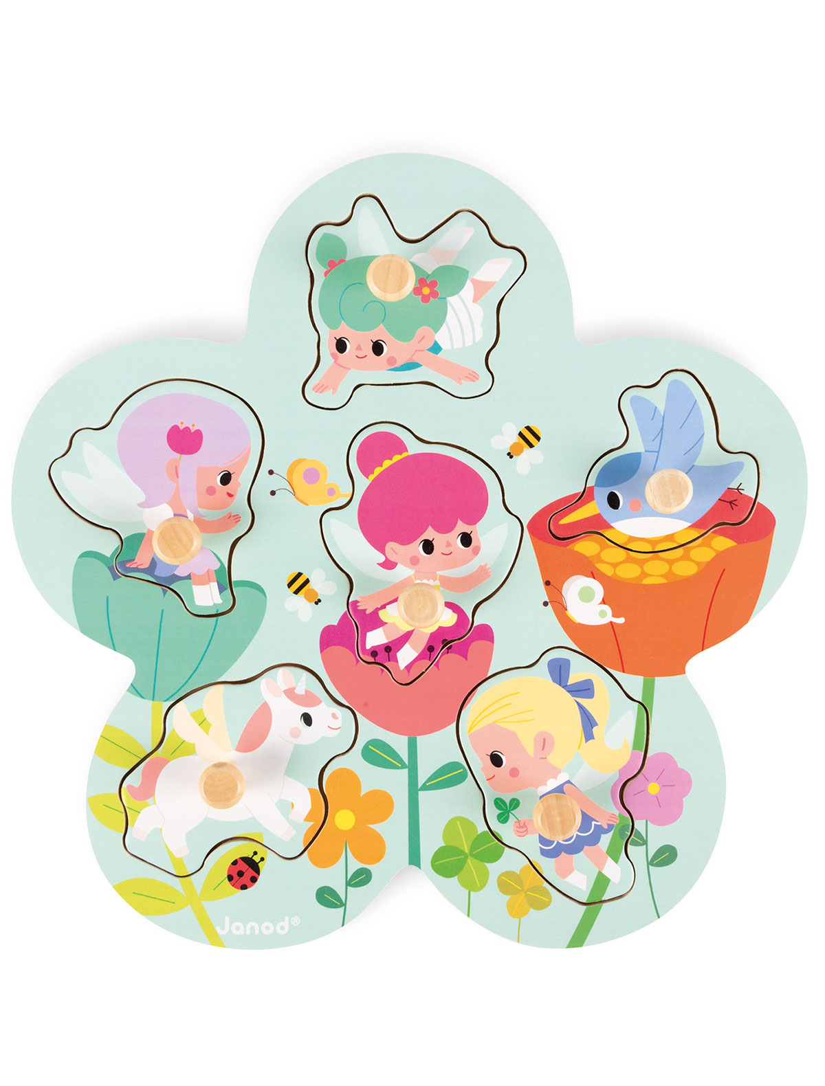 Пазл-вкладыш Веселые Феи