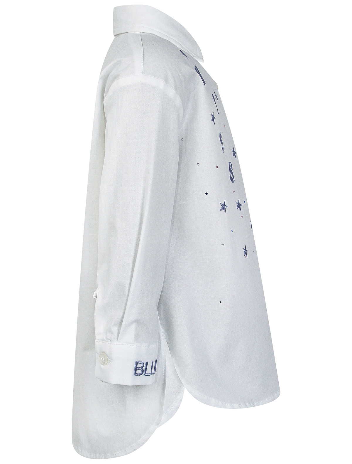 Блуза Miss Blumarine 2261686, цвет белый, размер 12 1034509082501 - фото 3