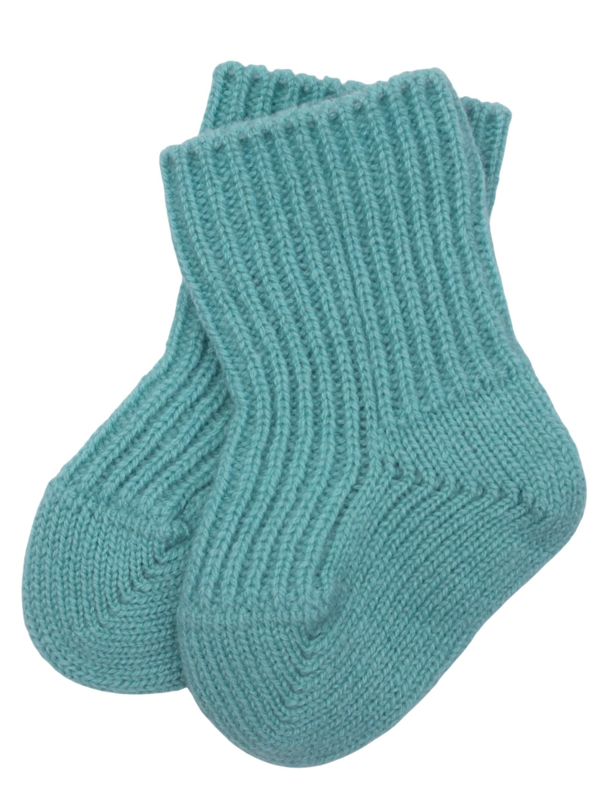 Изумрудные носки из мериносовой шерсти и кашемира