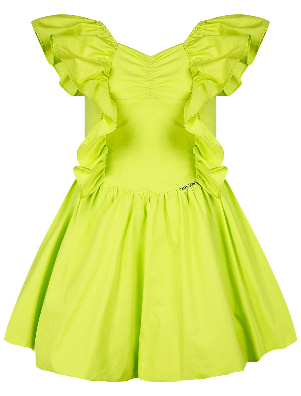 Платье TWINSET зеленого цвета