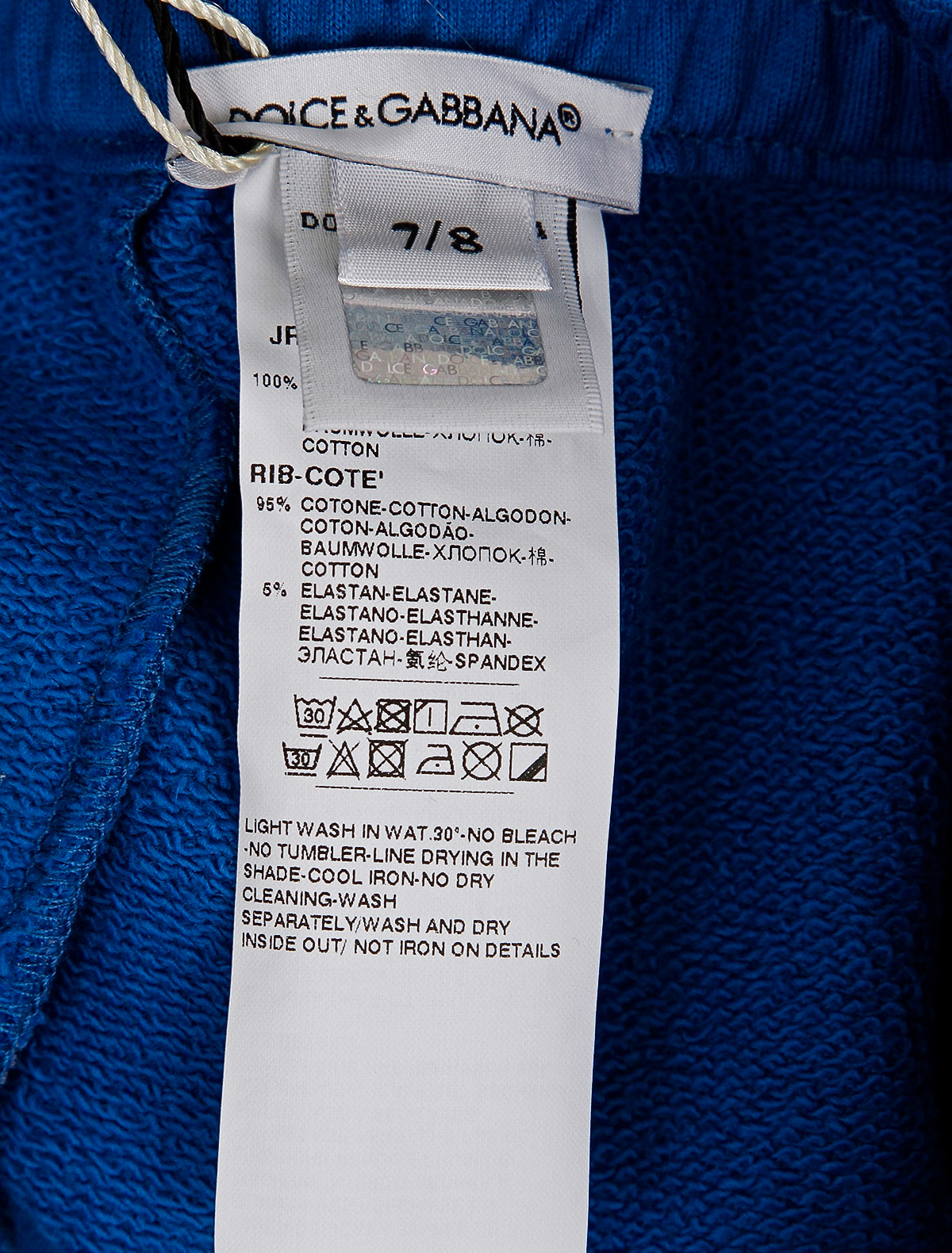 Брюки спортивные Dolce & Gabbana 2296399, цвет синий, размер 6 4244519170946 - фото 4