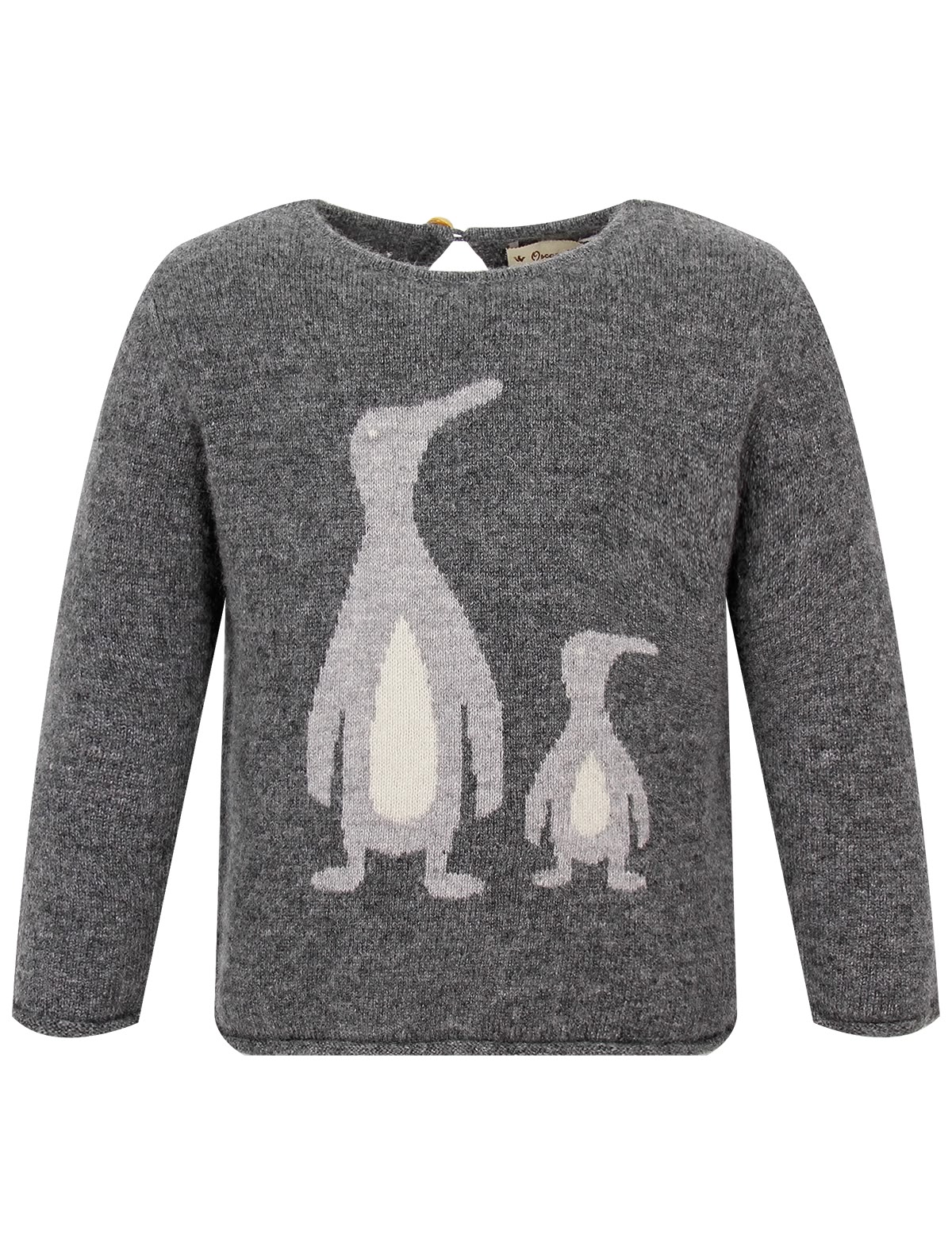 Кашемировый джемпер с пингвинами