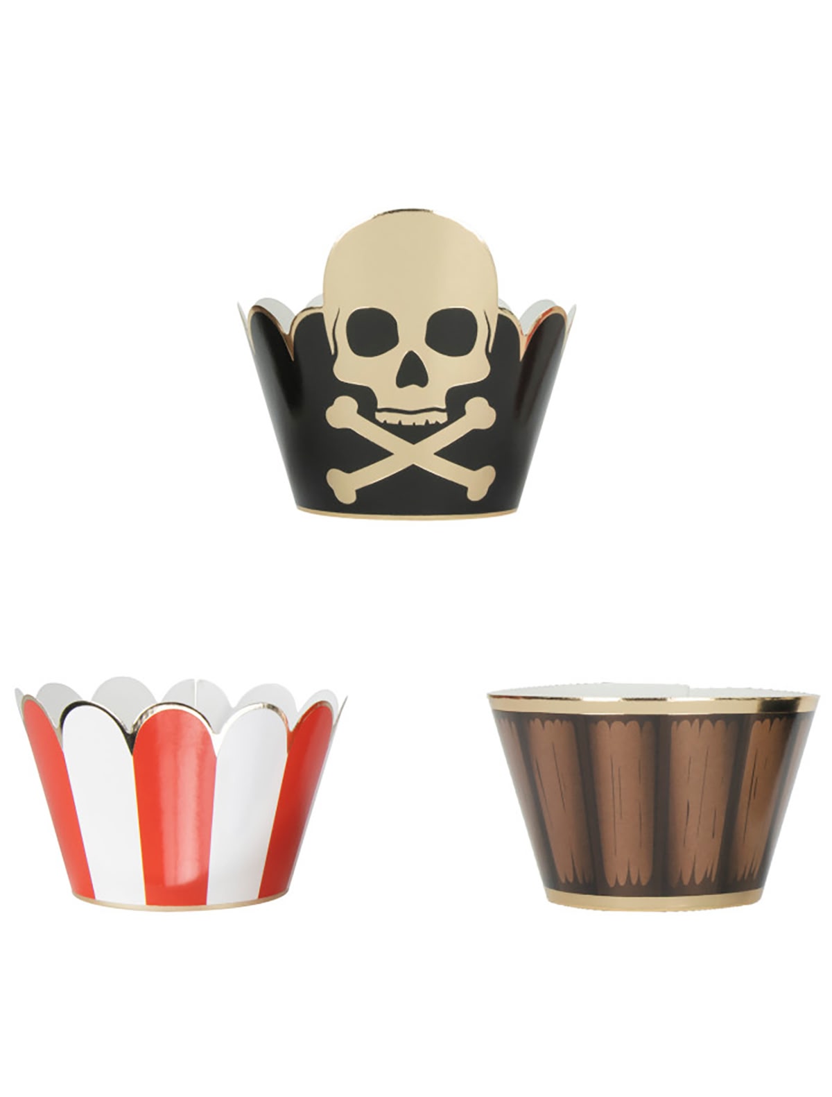 Украшение для капкейков-Пираты, 6 шт
