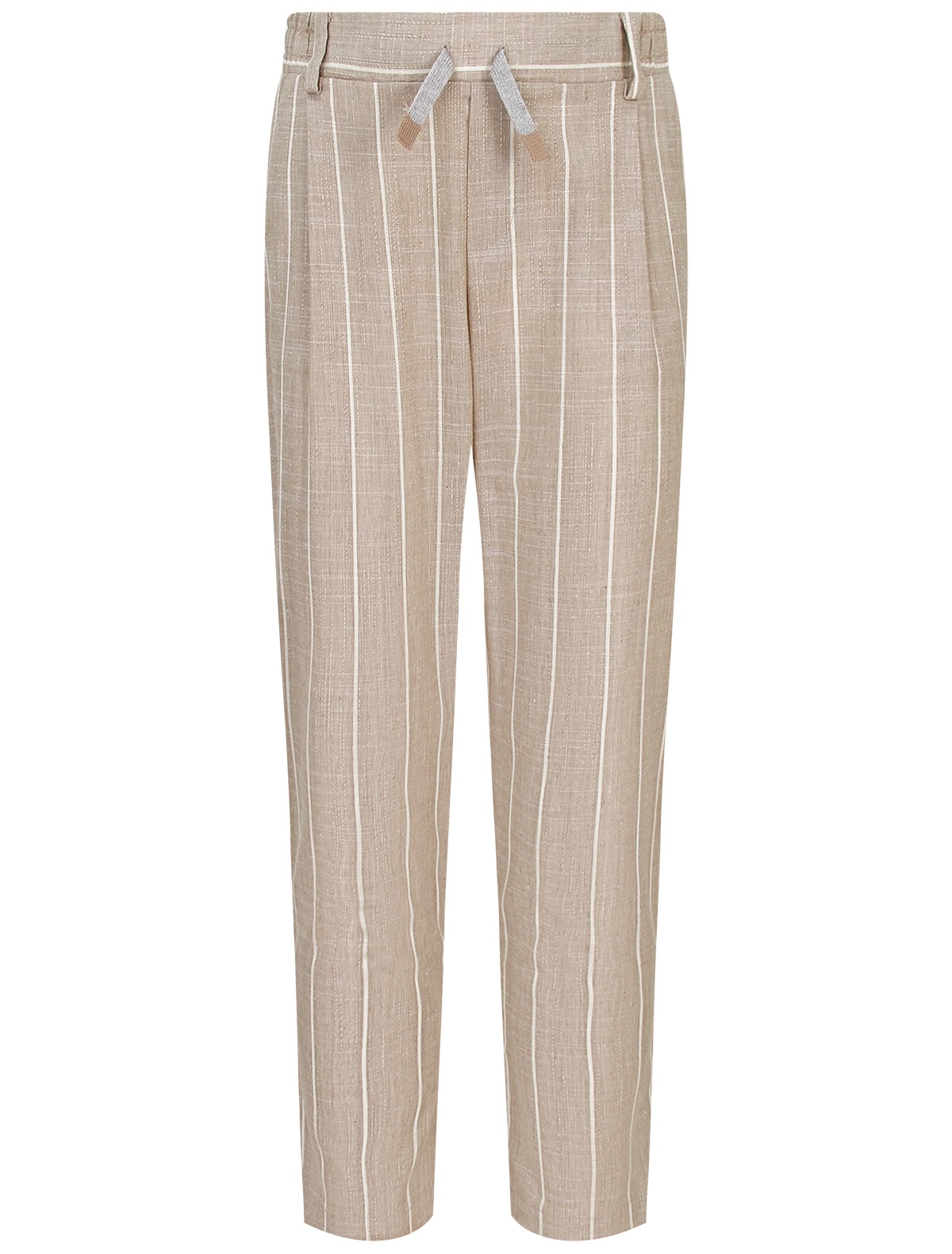 Брюки из смесовой ткани