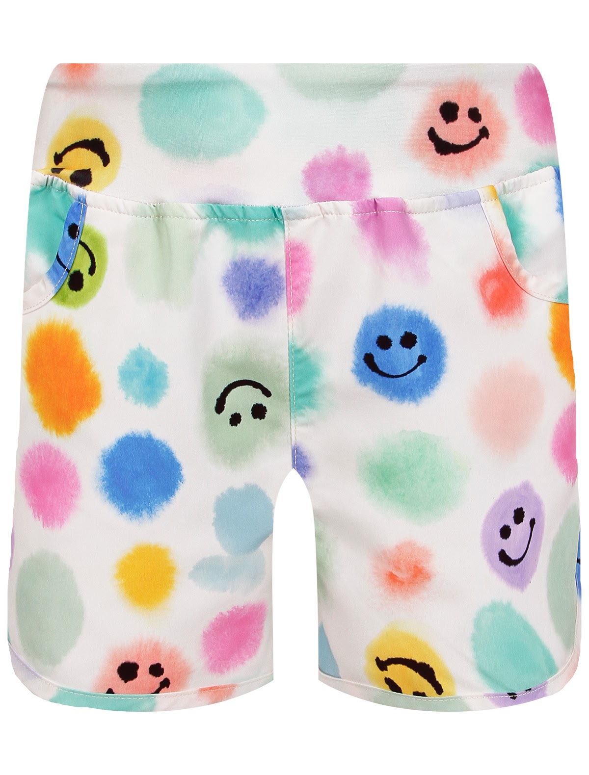 Шорты пляжные со смайлами