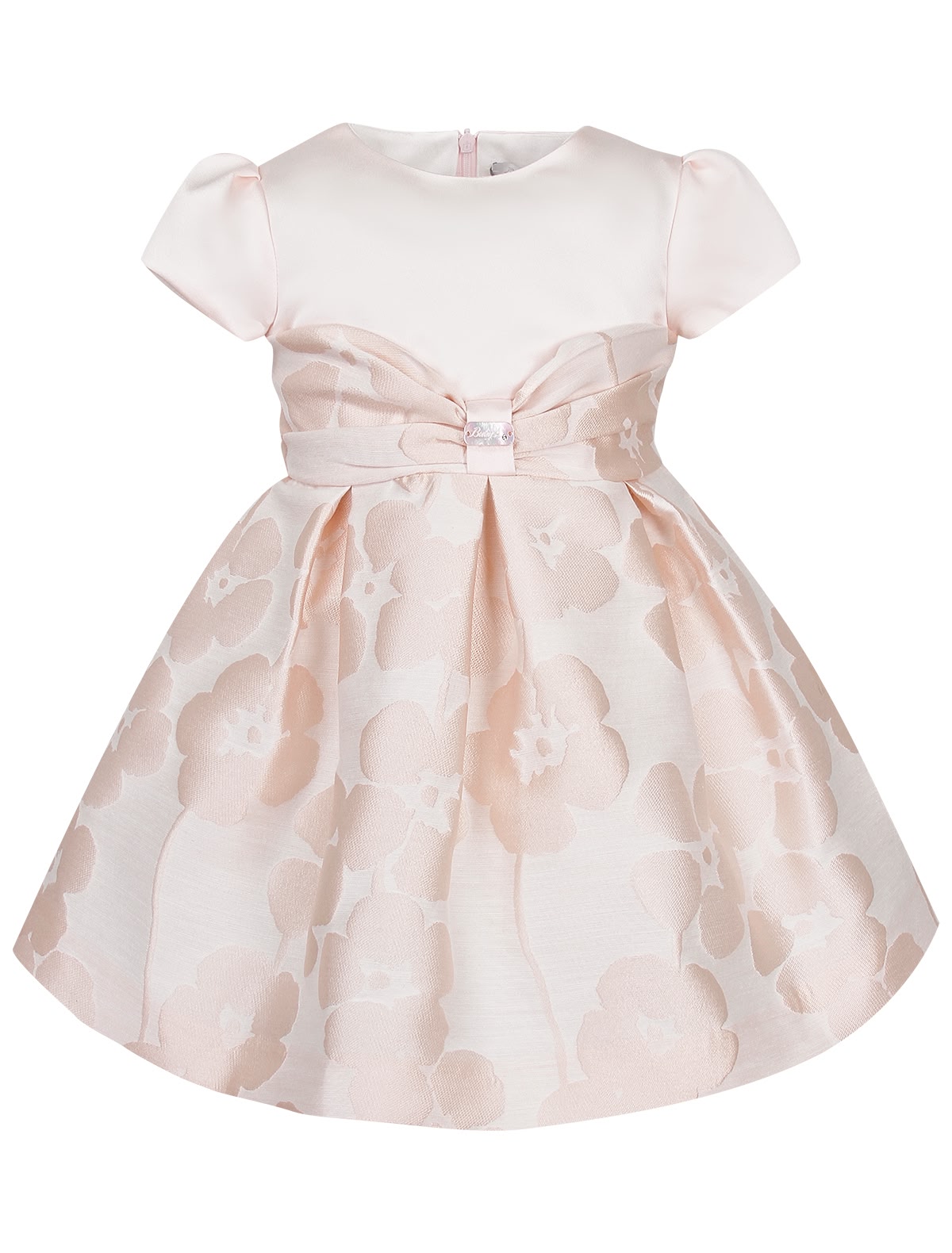 Розовое атласное платье