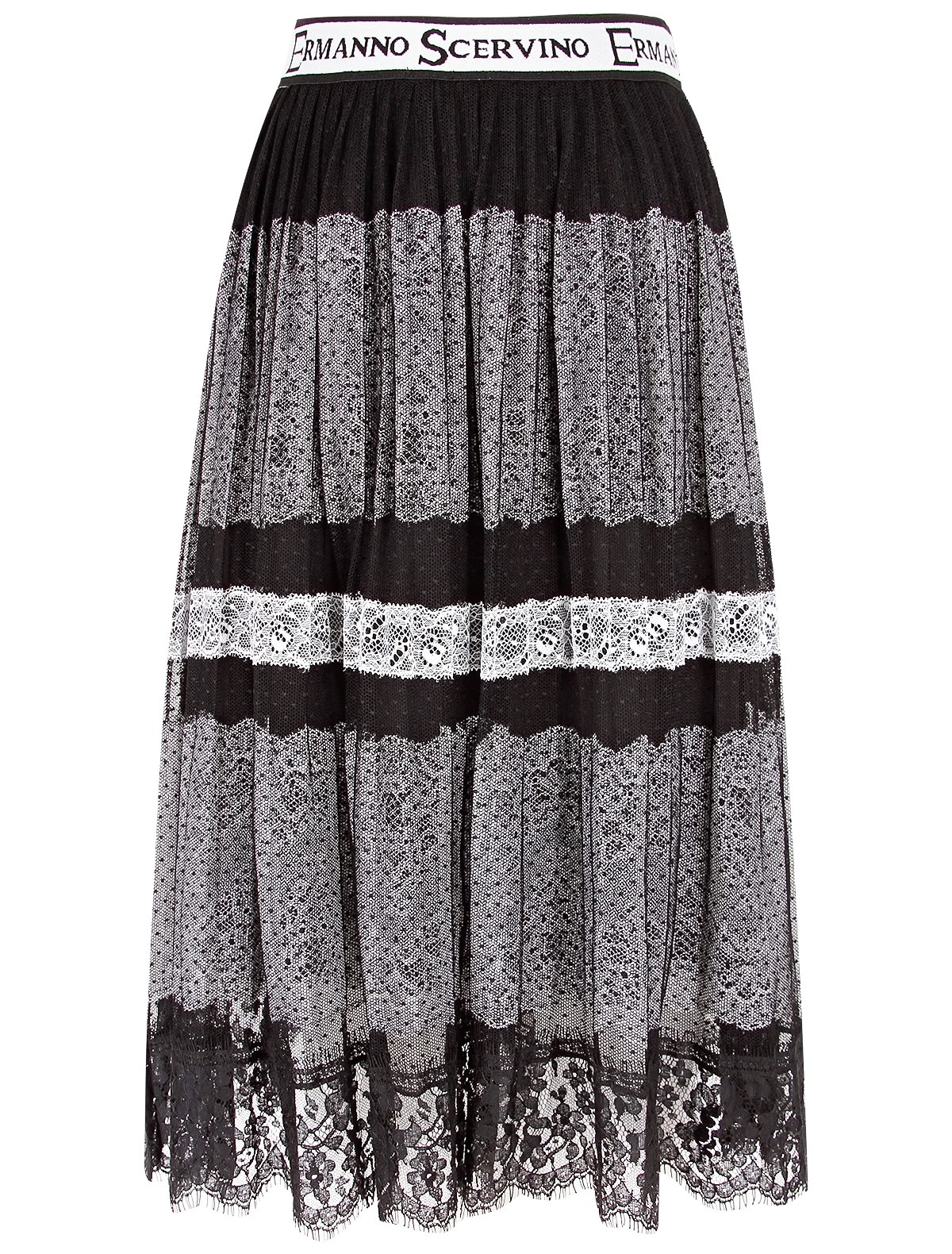 Юбка из тюли и кружева