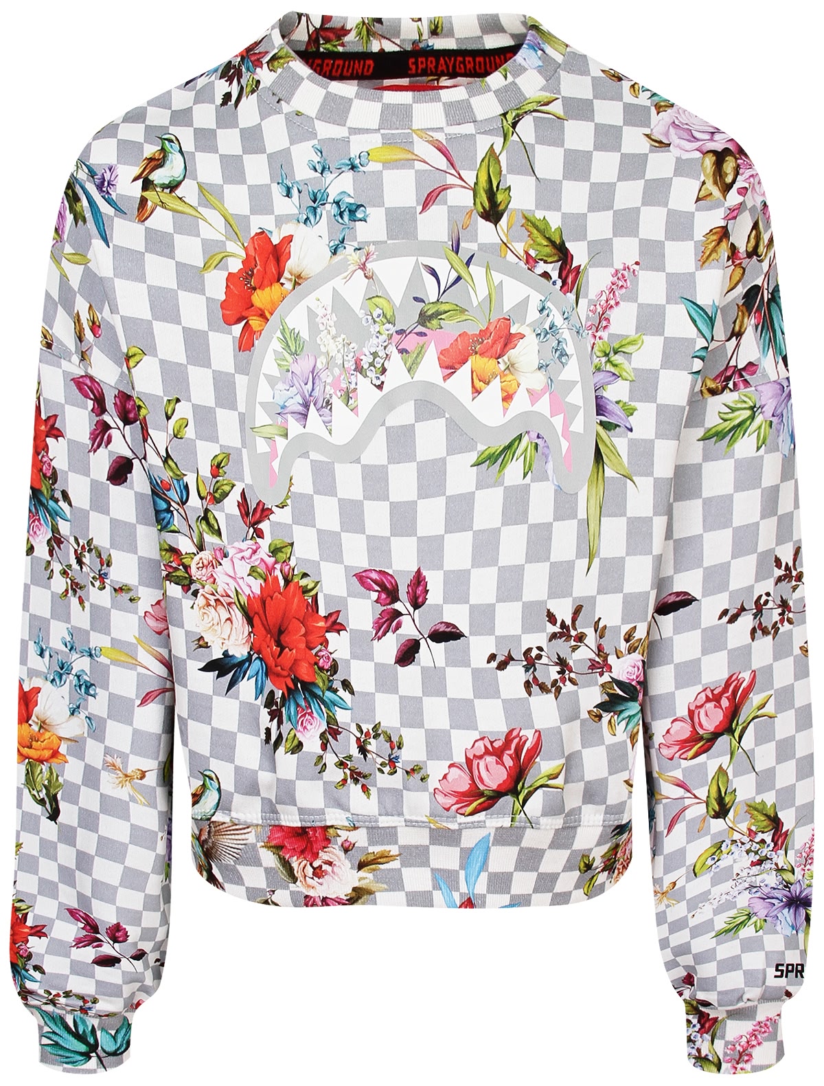 Свитшот с цветочным принтом