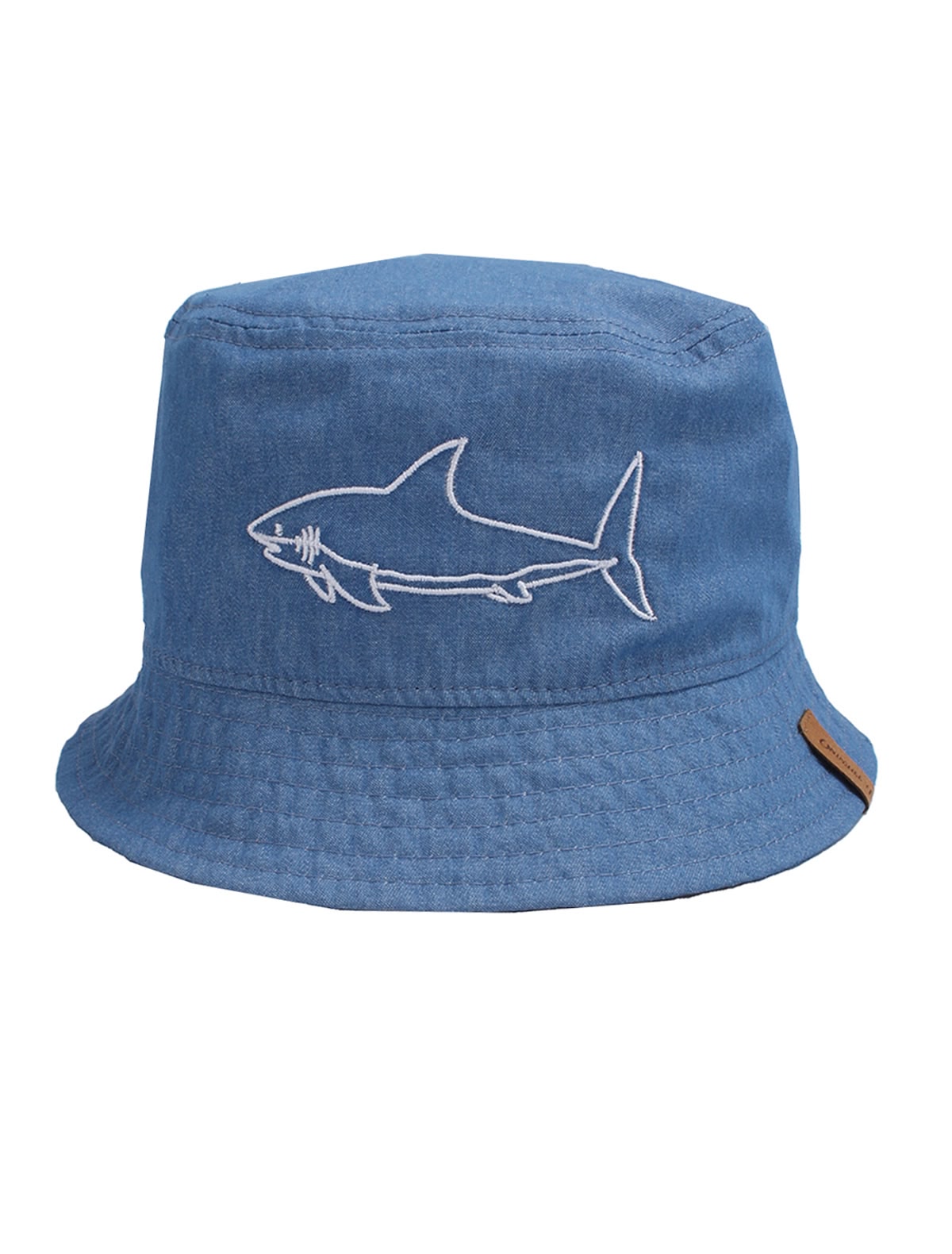 Синяя панама с акулой