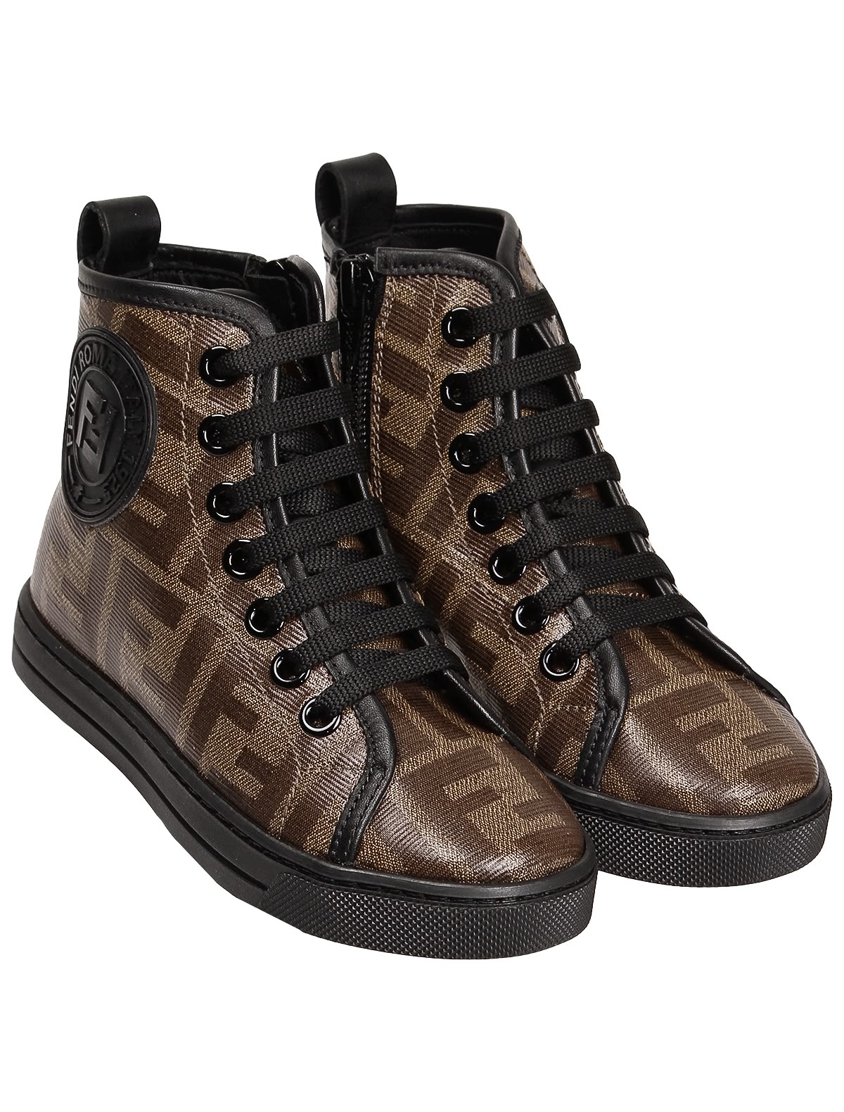 Кеды высокие с логотипом