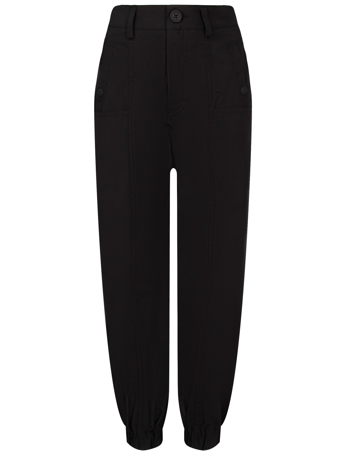 Брюки-джоггеры черного цвета